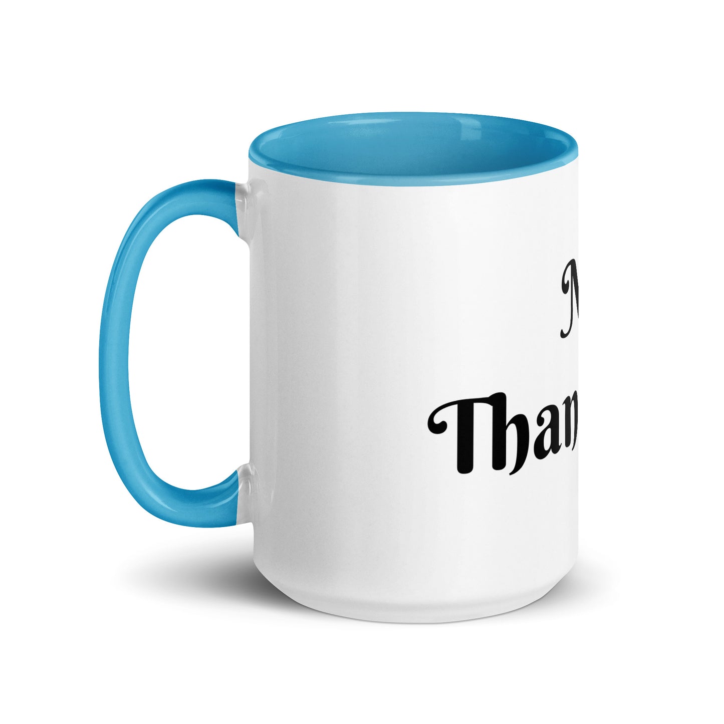 White Ceramic Cup with Color Inside