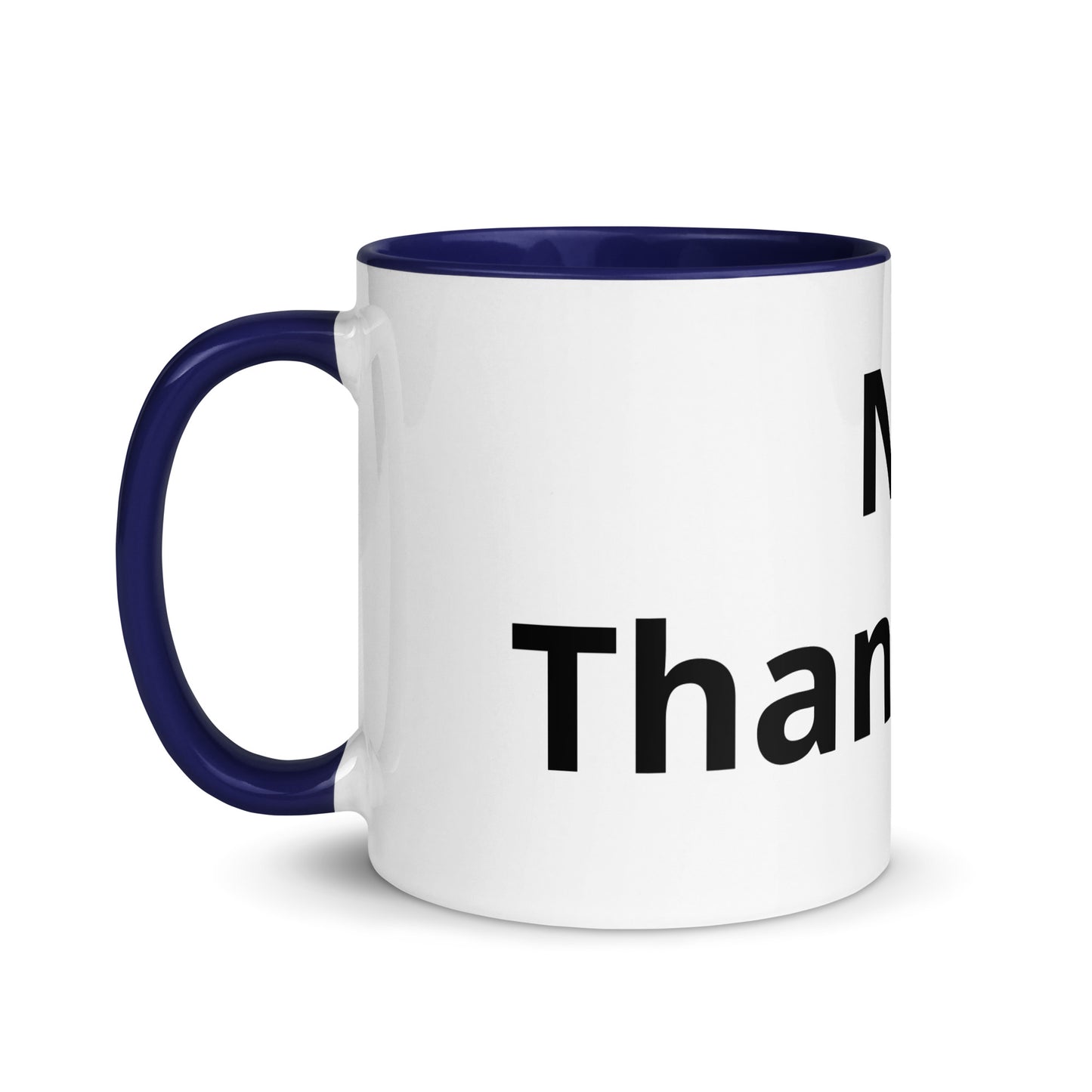White Ceramic Cup with Color Inside