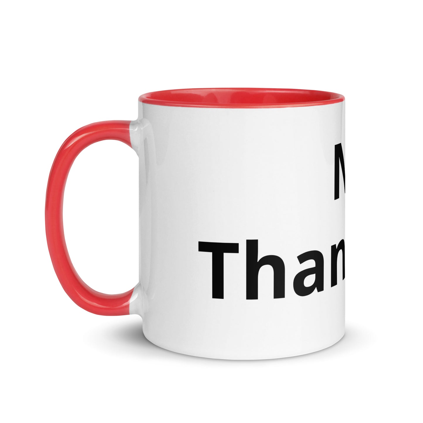 White Ceramic Cup with Color Inside
