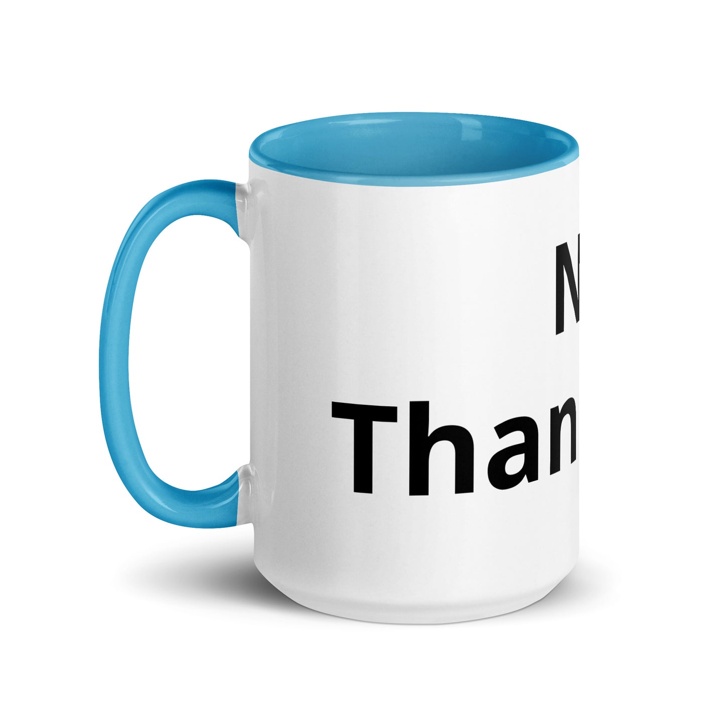 White Ceramic Cup with Color Inside