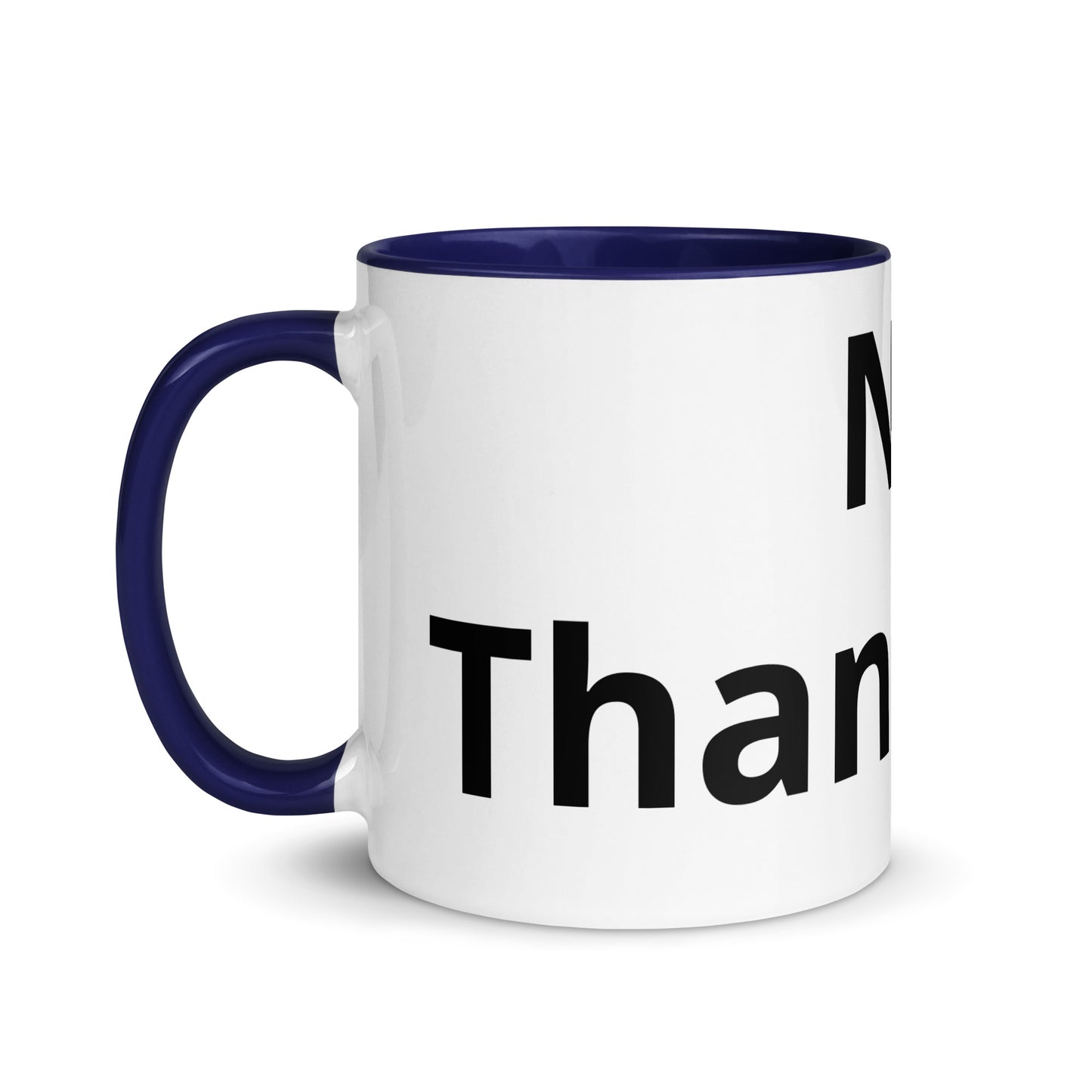 White Ceramic Cup with Color Inside