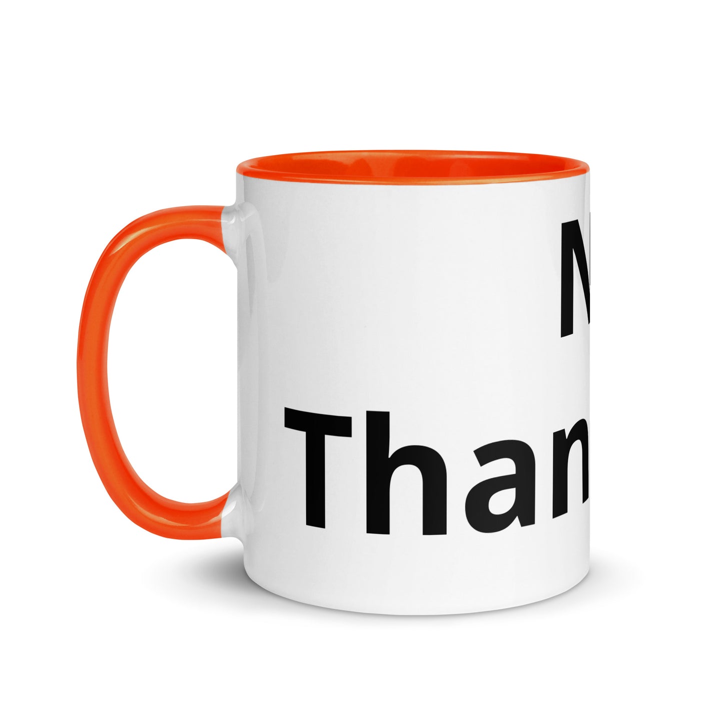 White Ceramic Cup with Color Inside