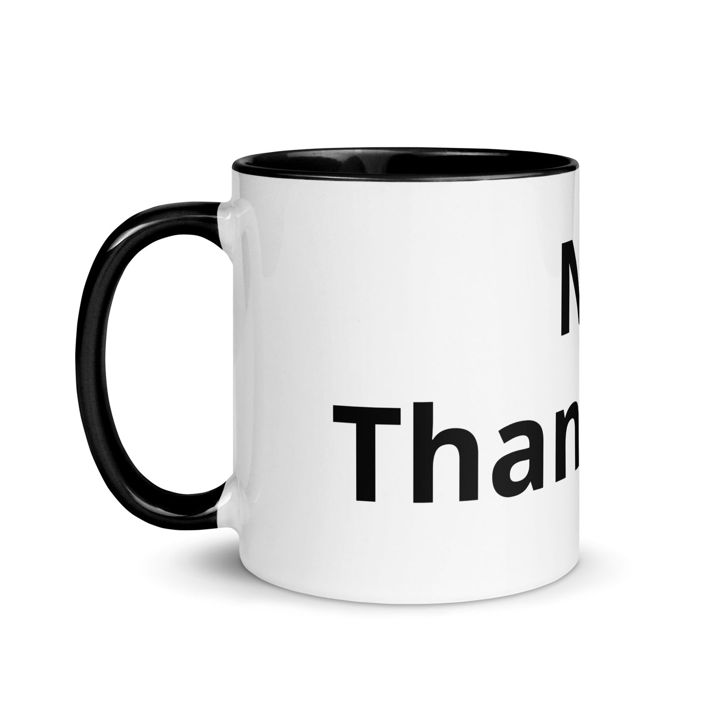 White Ceramic Cup with Color Inside