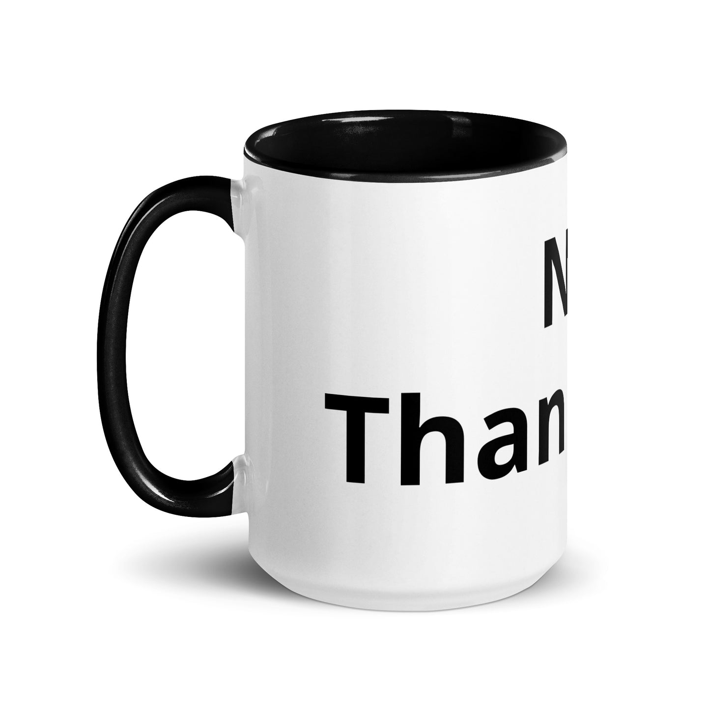 White Ceramic Cup with Color Inside