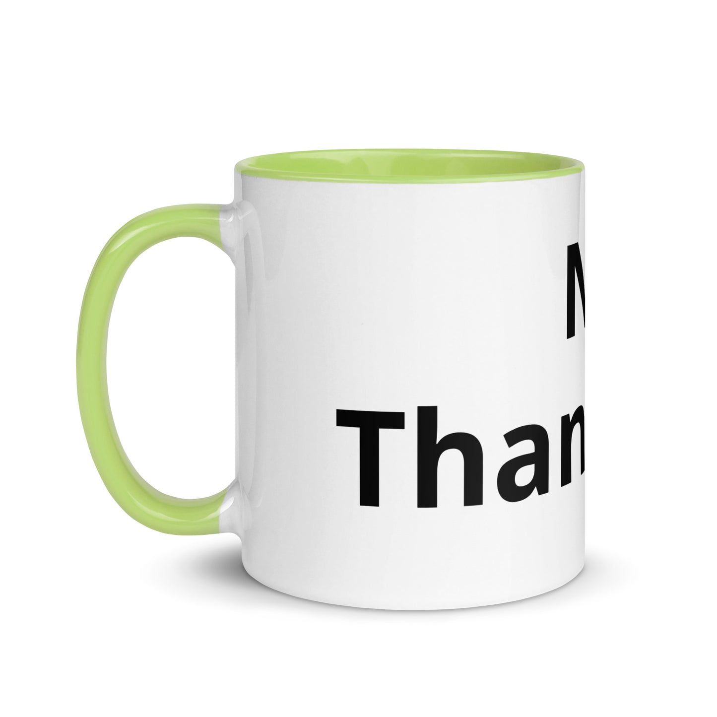 White Ceramic Cup with Color Inside