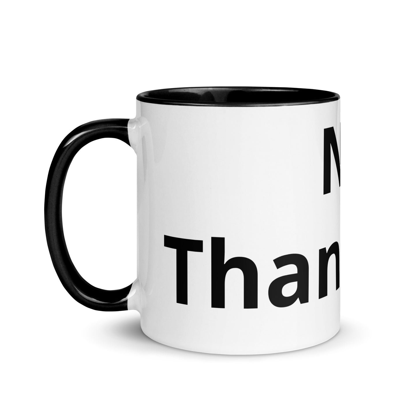 White Ceramic Cup with Color Inside