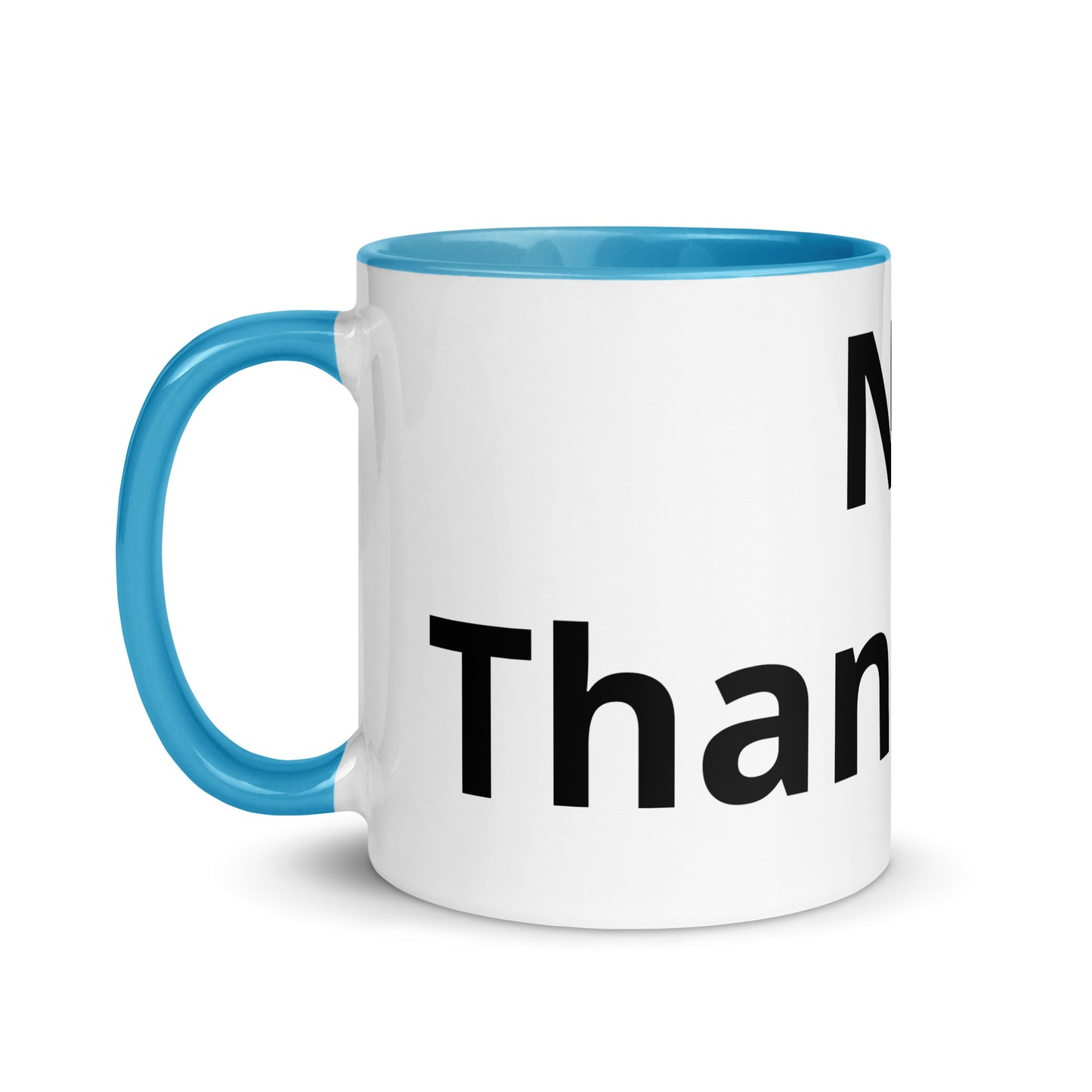 White Ceramic Cup with Color Inside