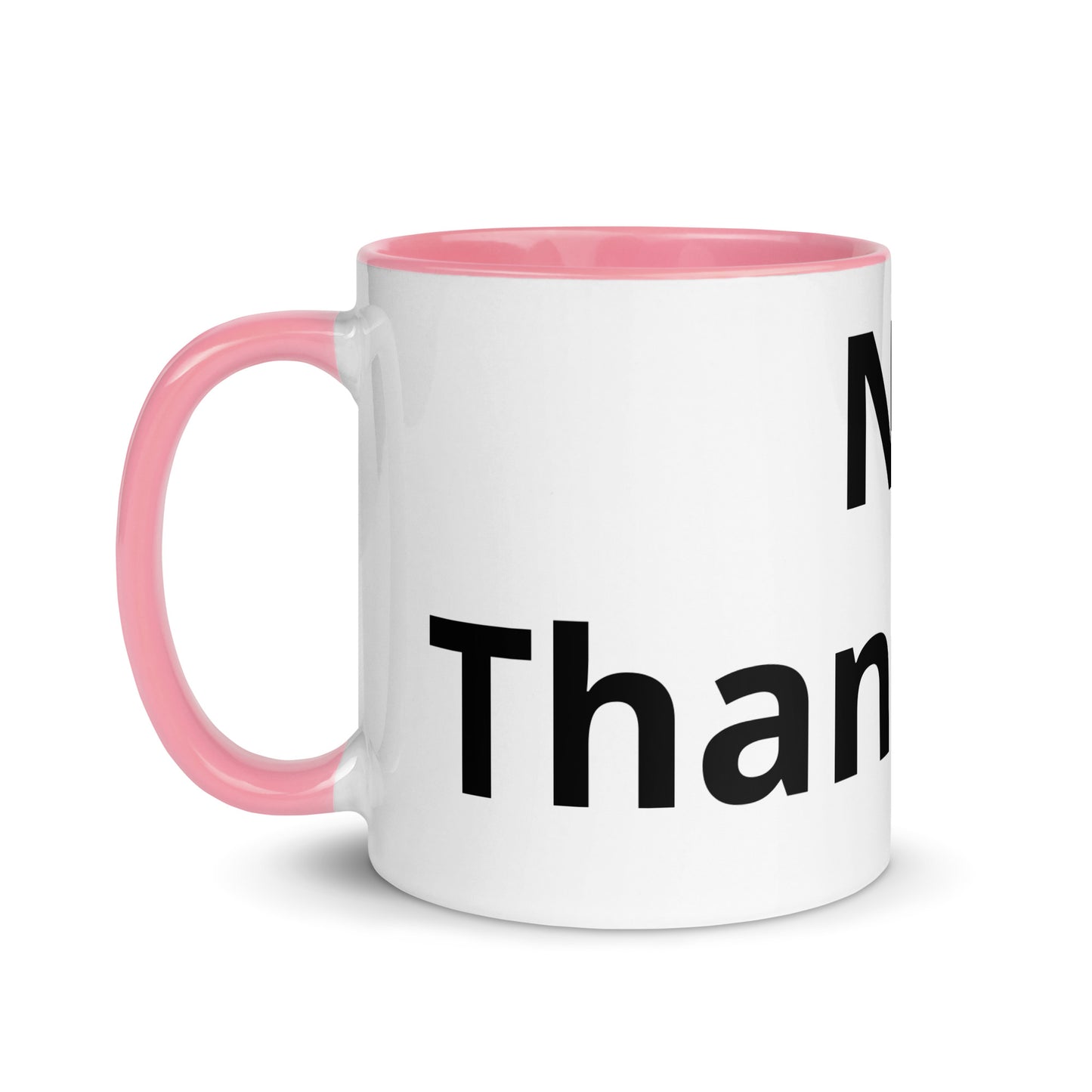 White Ceramic Cup with Color Inside