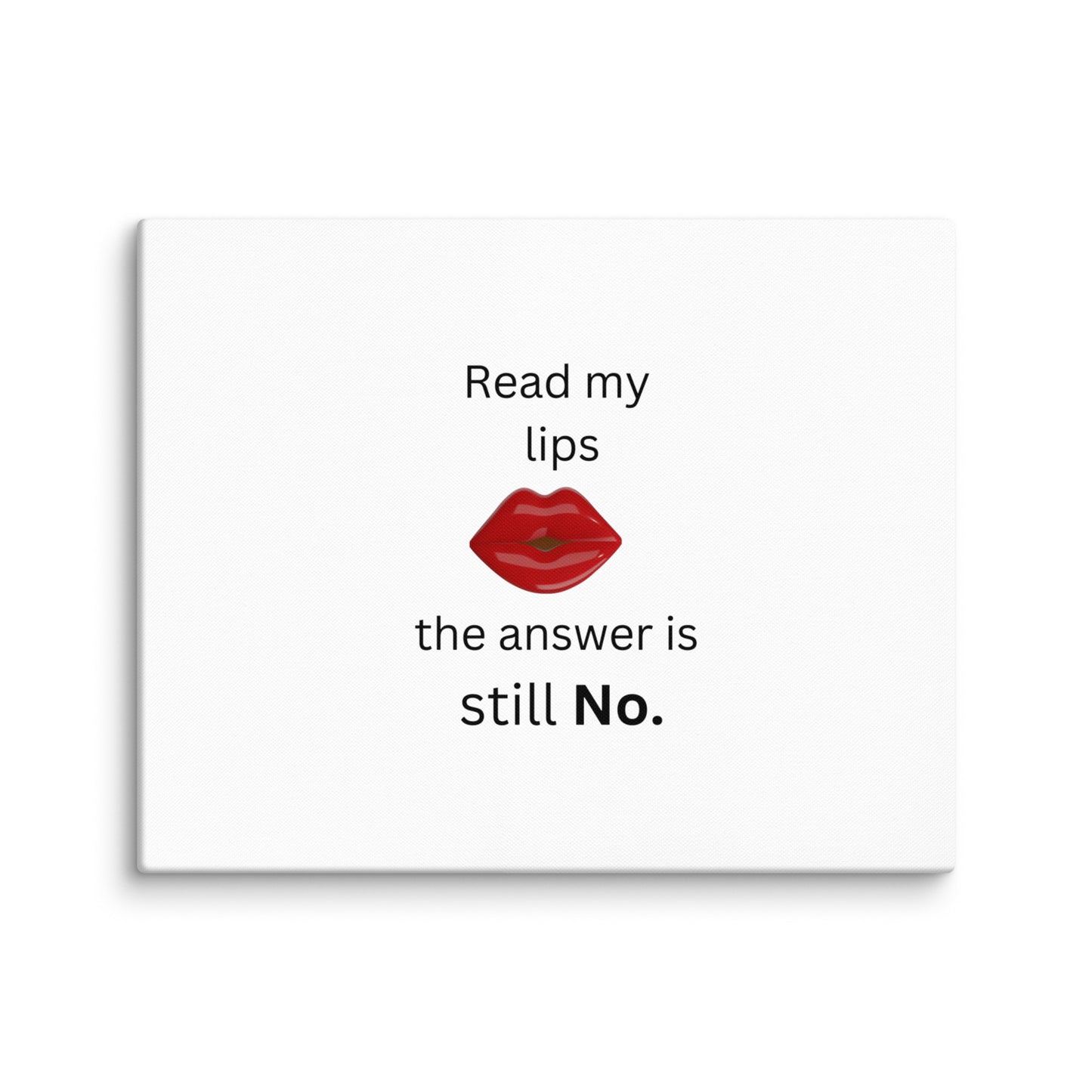 White Canvas Lips