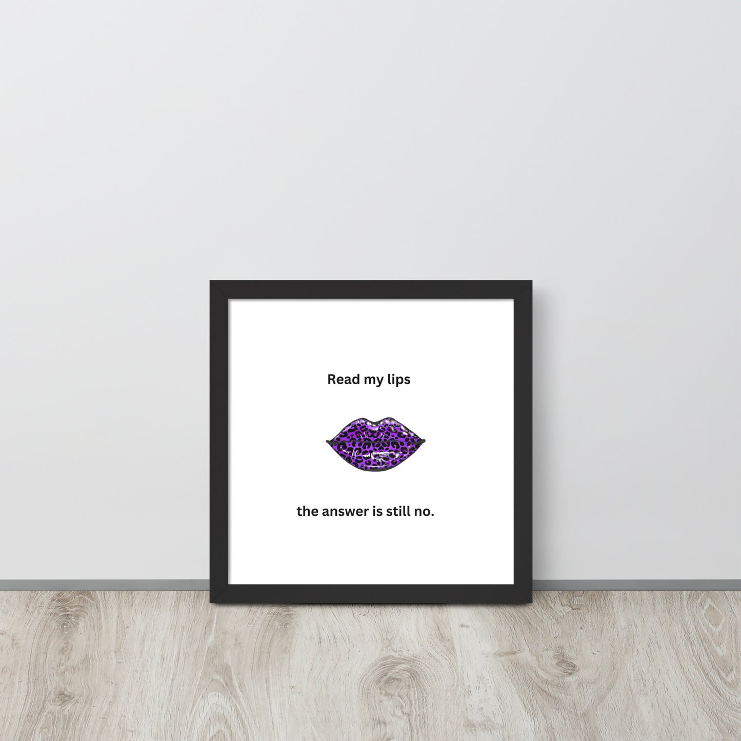 Black Framed Poster