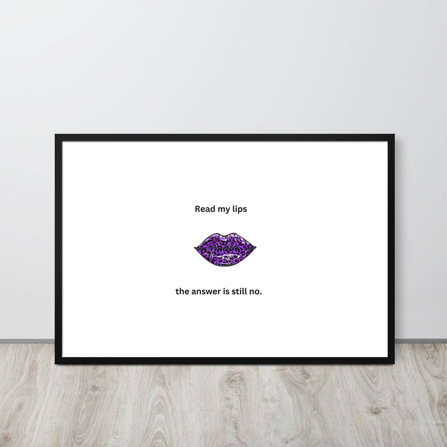 Black Framed Poster
