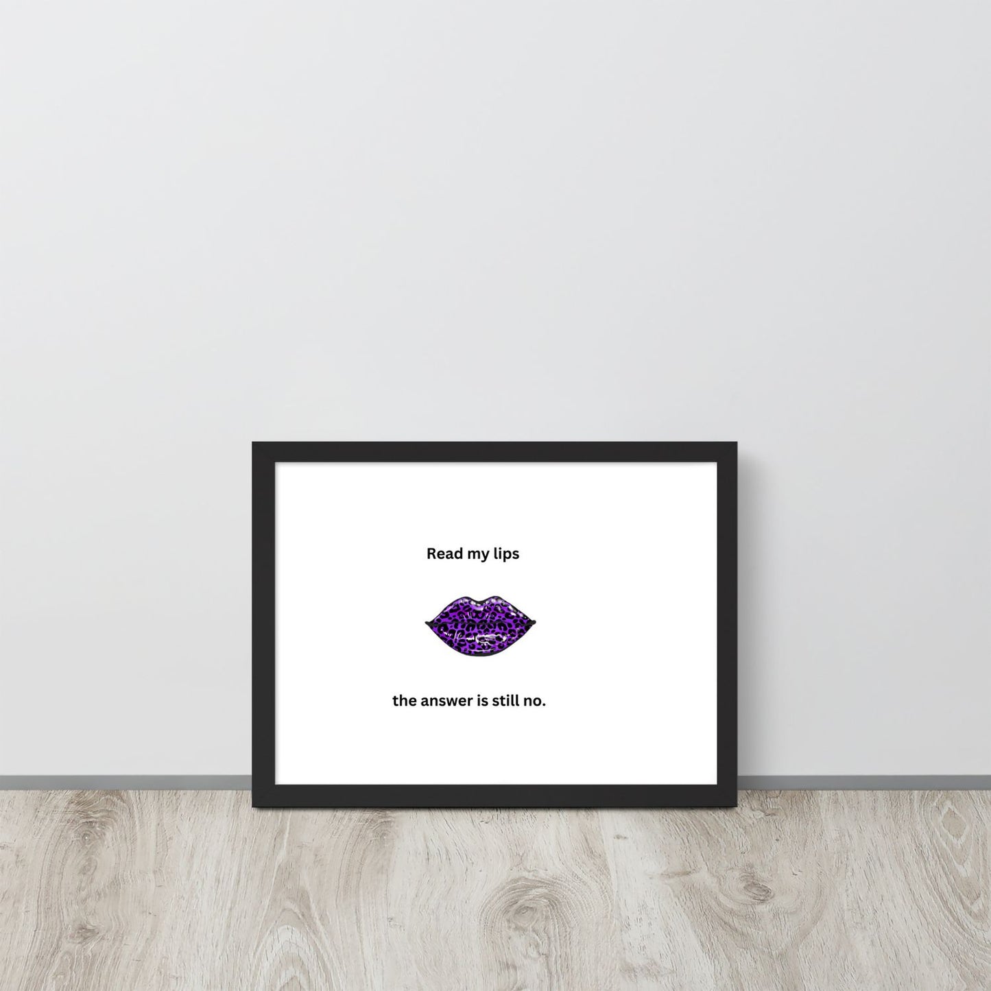Black Framed Poster - 12×16
