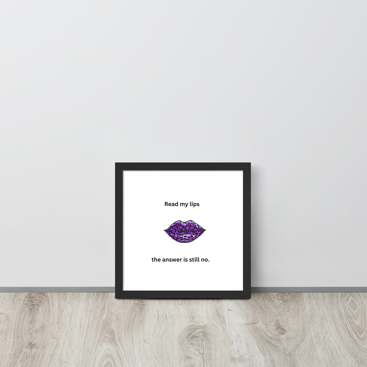 Black Framed Poster