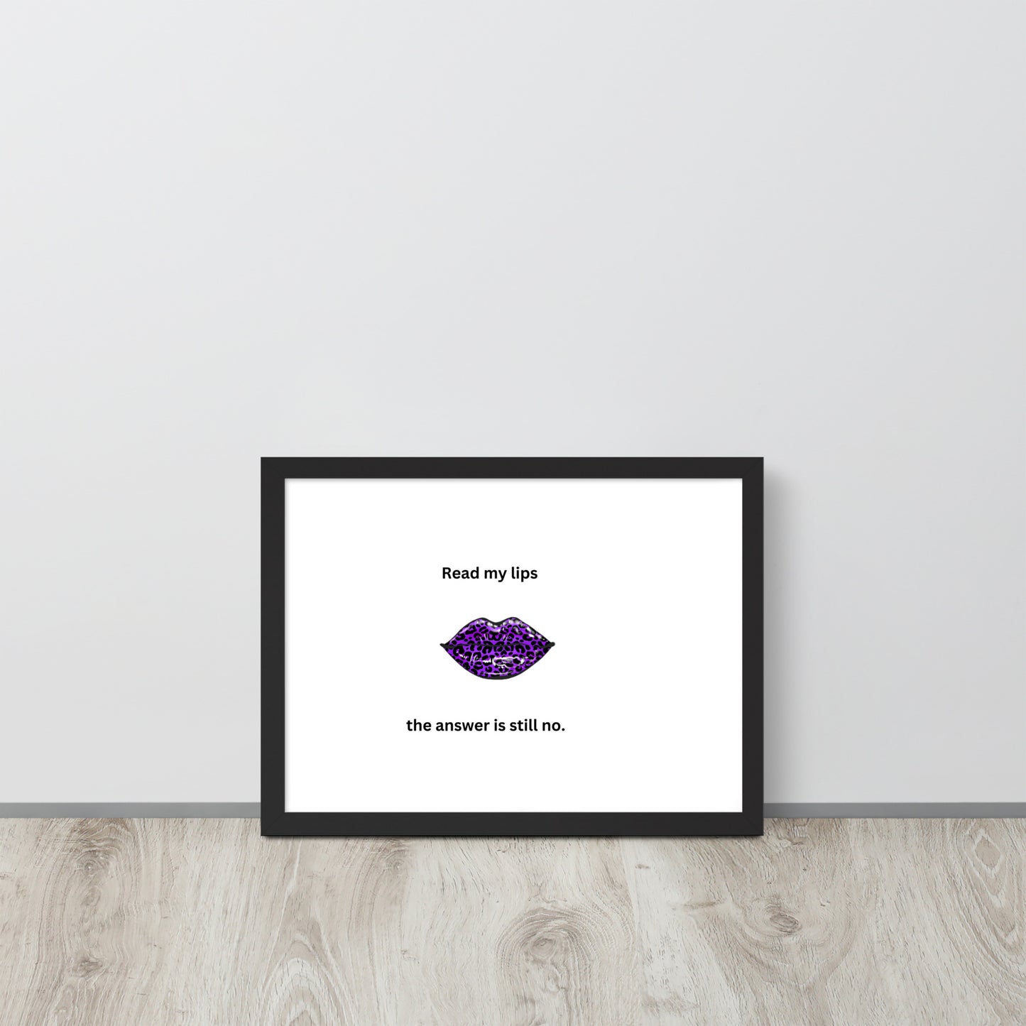 Black Framed Poster