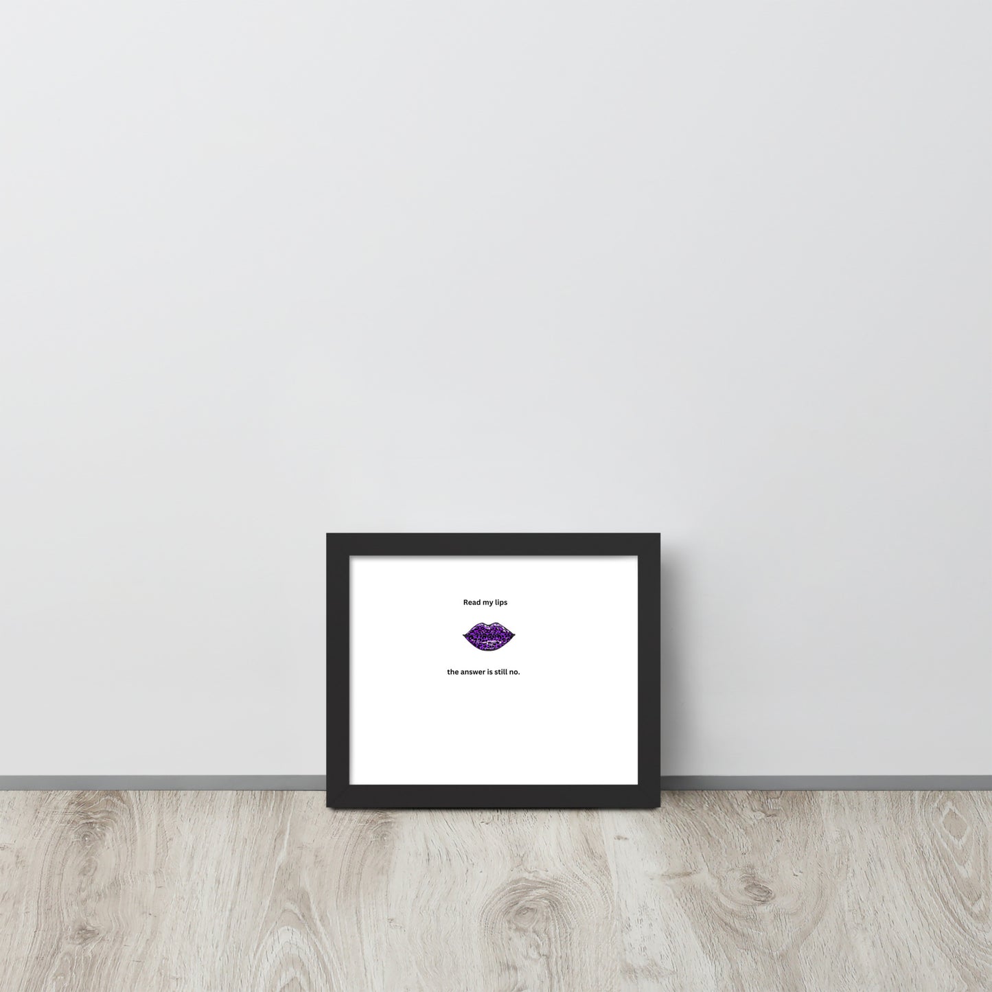Black Framed Poster