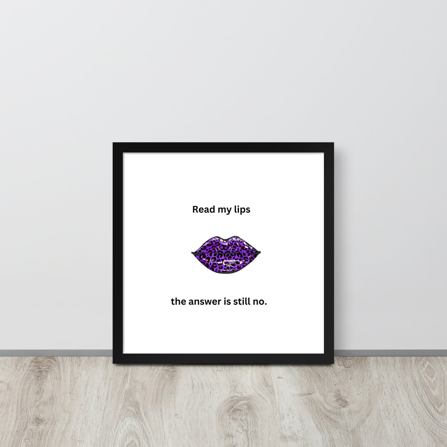 Black Framed Poster