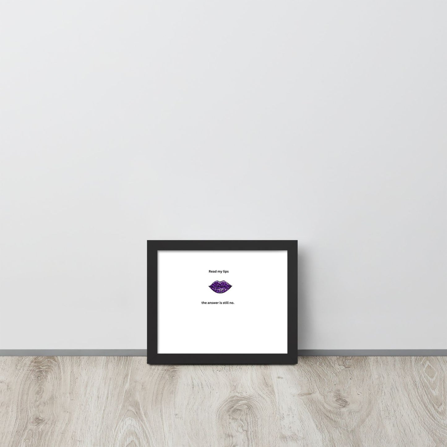 Black Framed Poster - 8×10