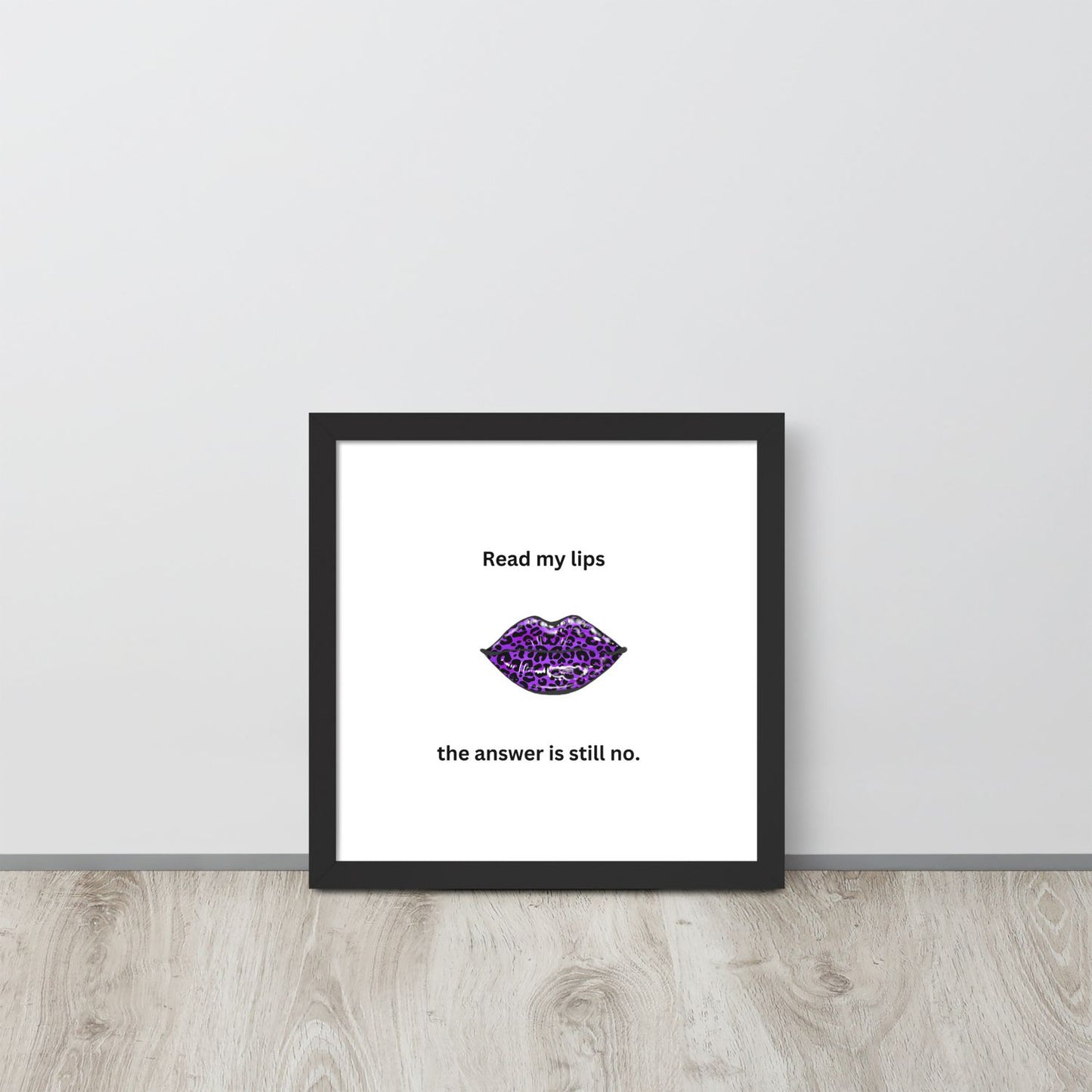 Black Framed Poster - 14×14
