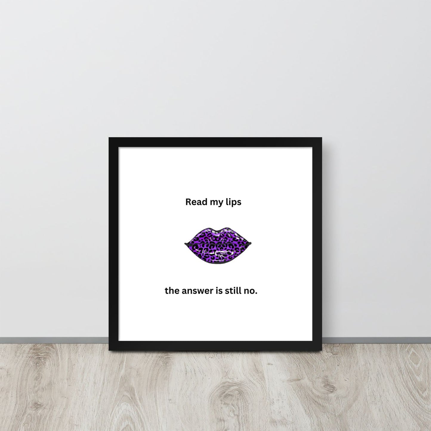 Black Framed Poster - 16×16