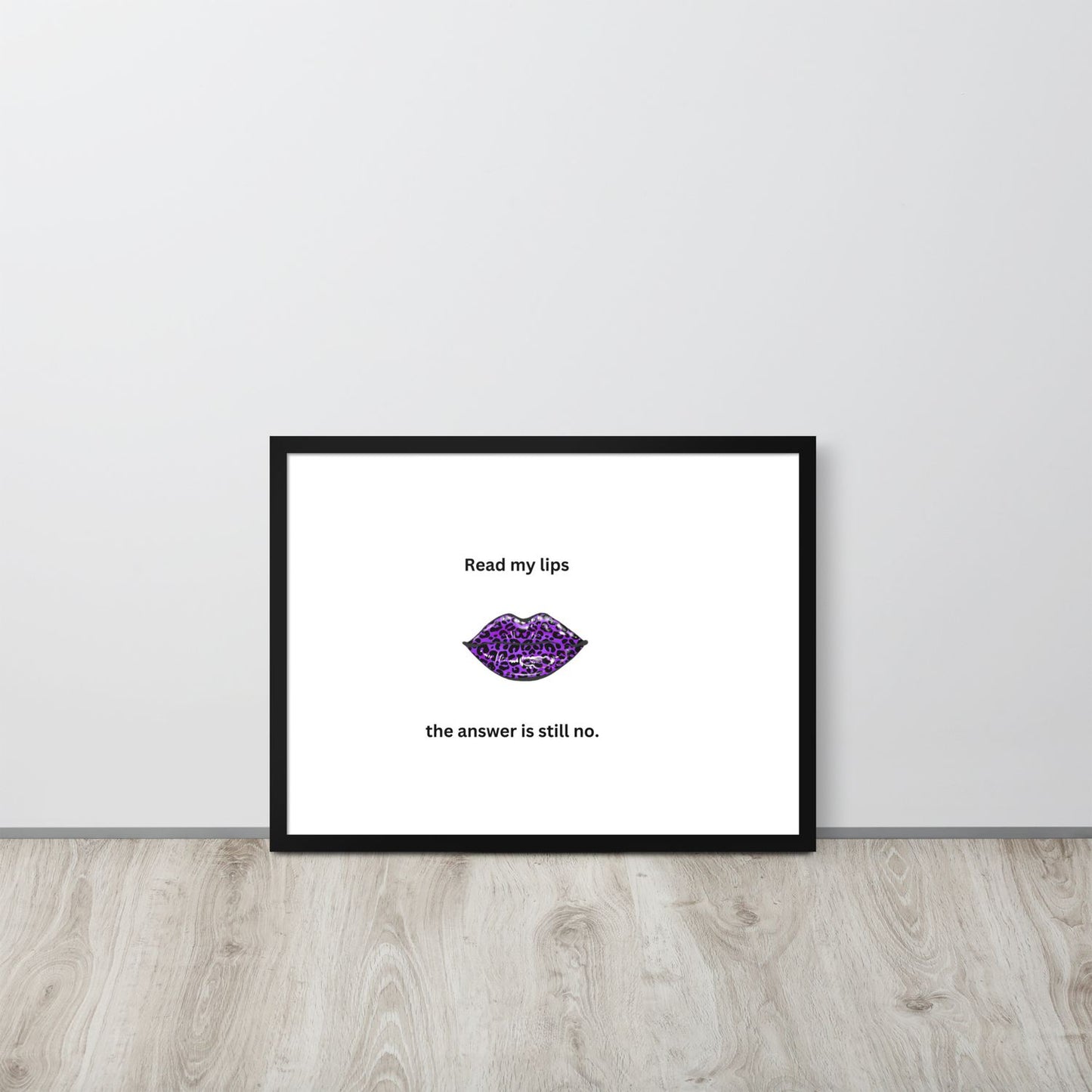 Black Framed Poster - 18×24