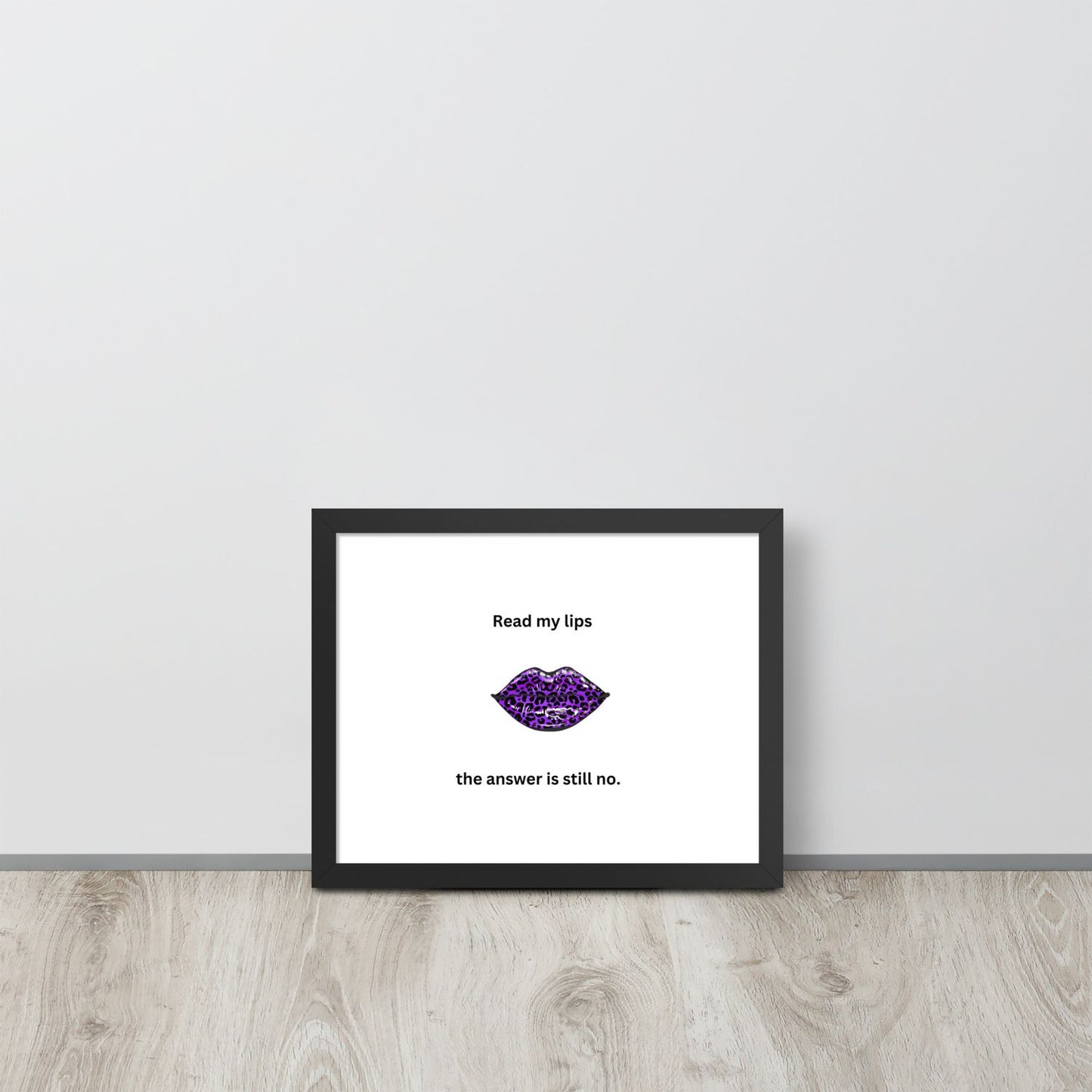 Black Framed Poster