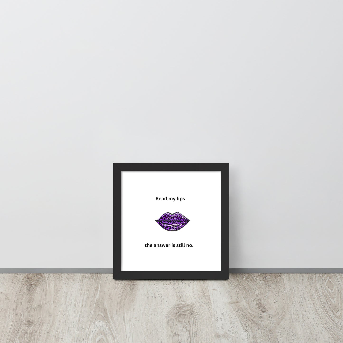 Black Framed Poster