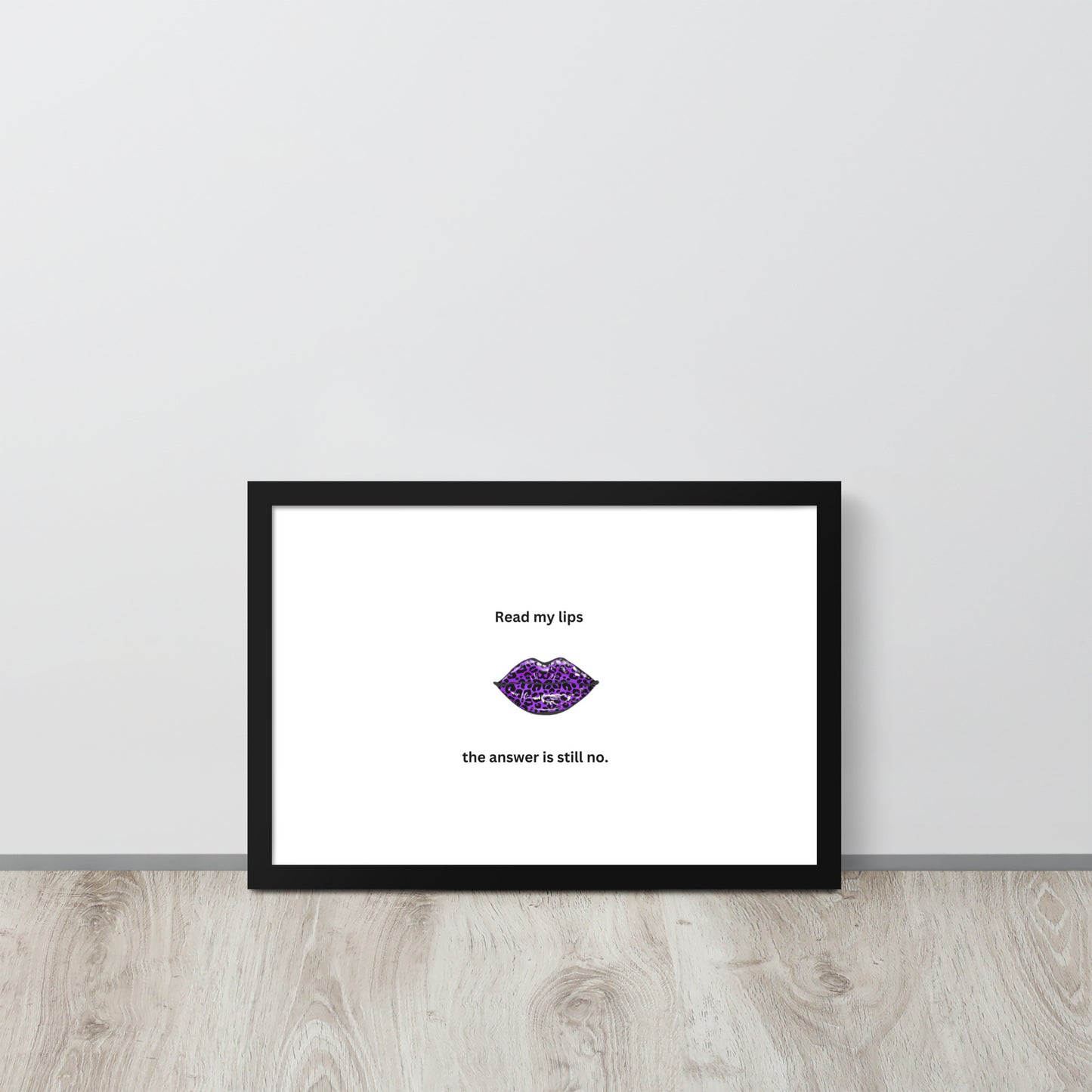 Black Framed Poster