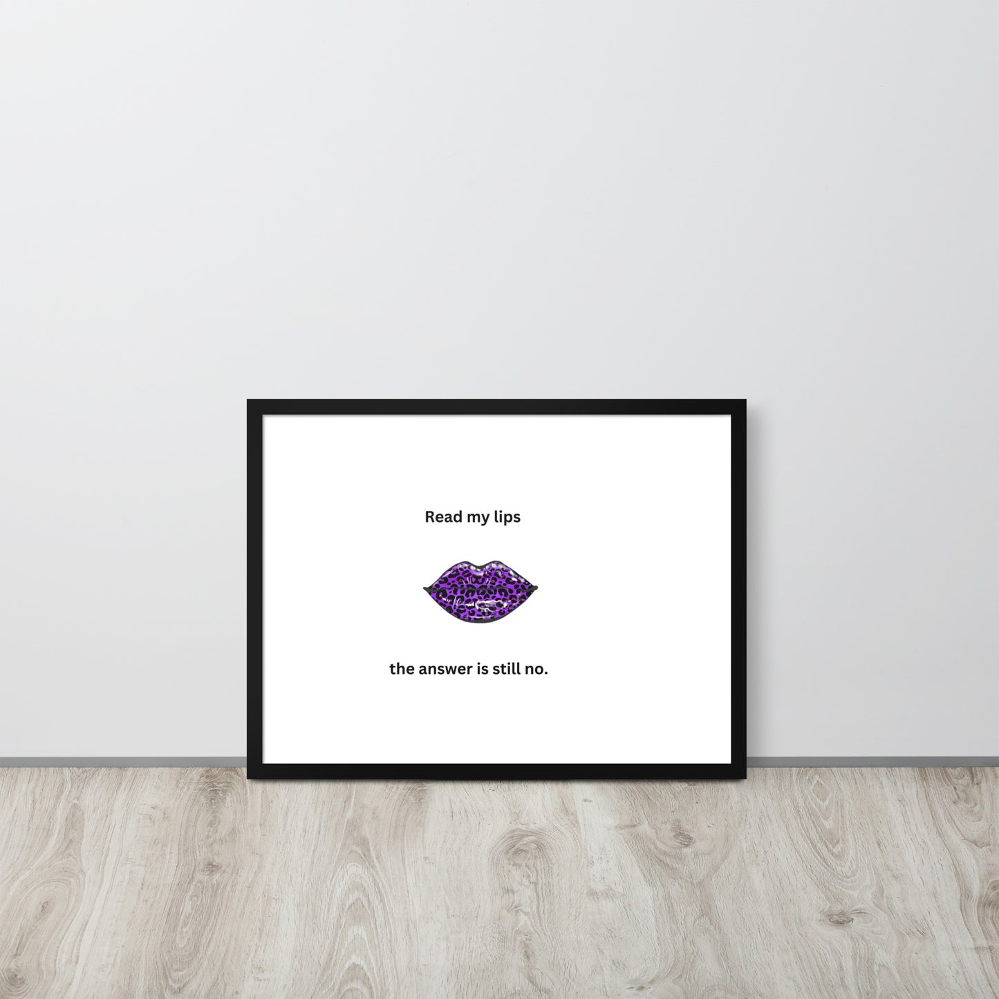 Black Framed Poster