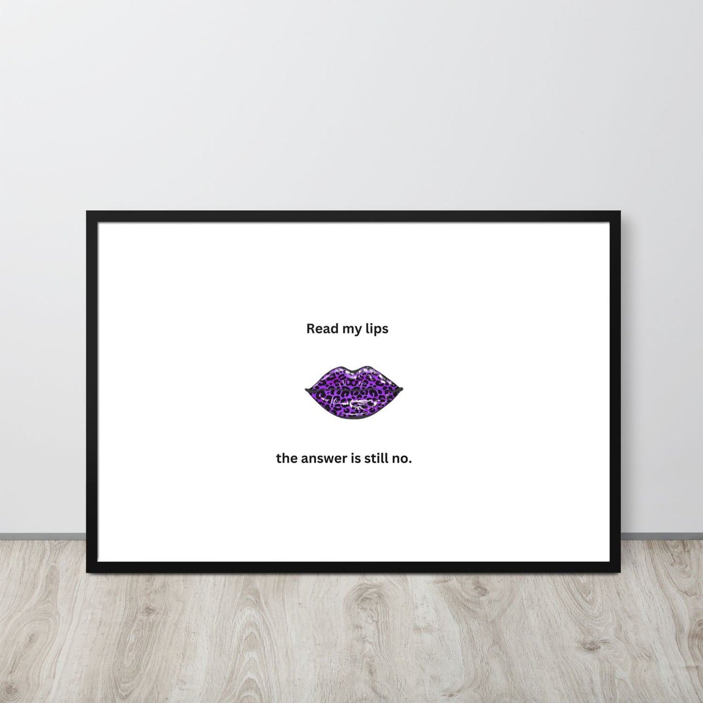Black Framed Poster - 24×36
