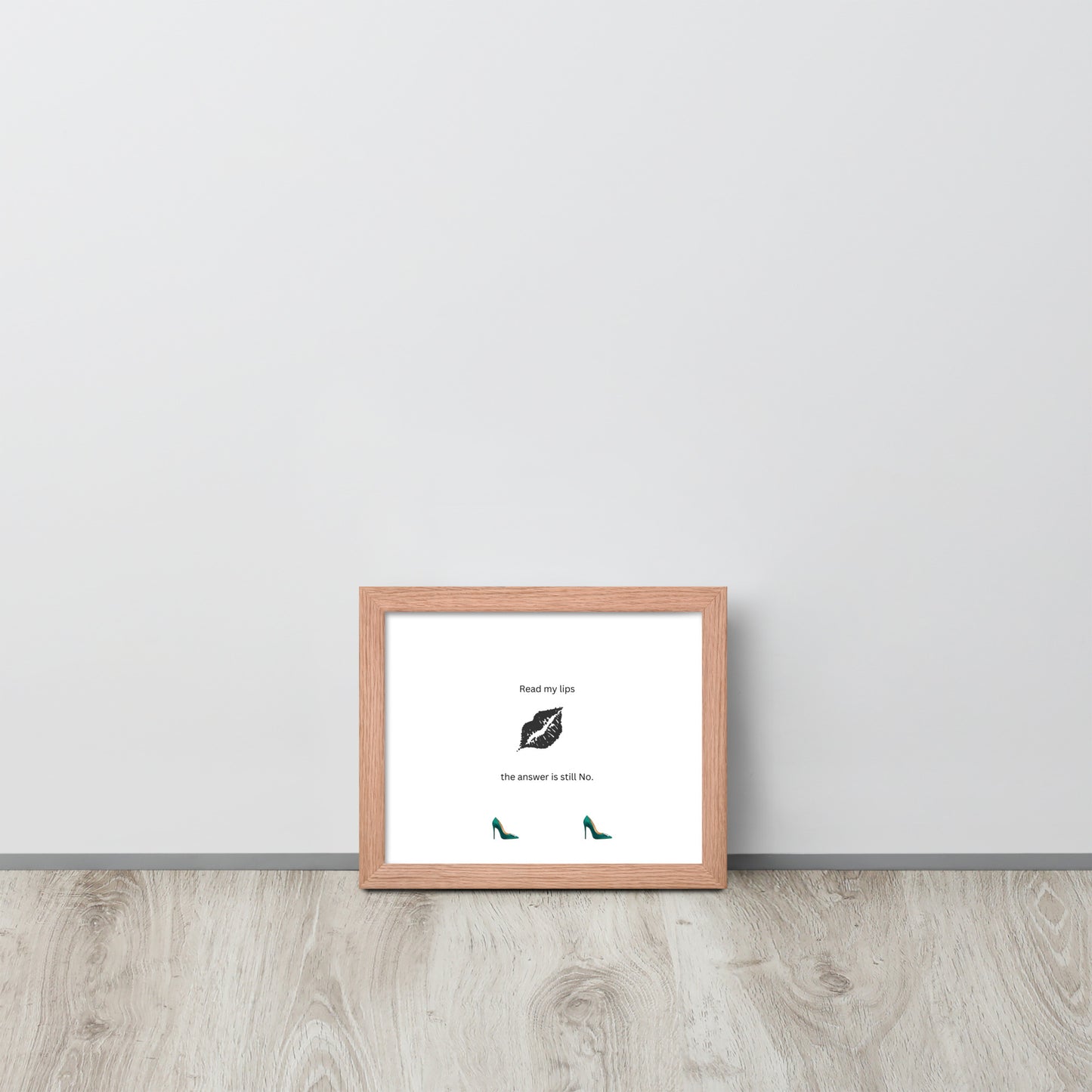 Black Framed Phot Paper Poster