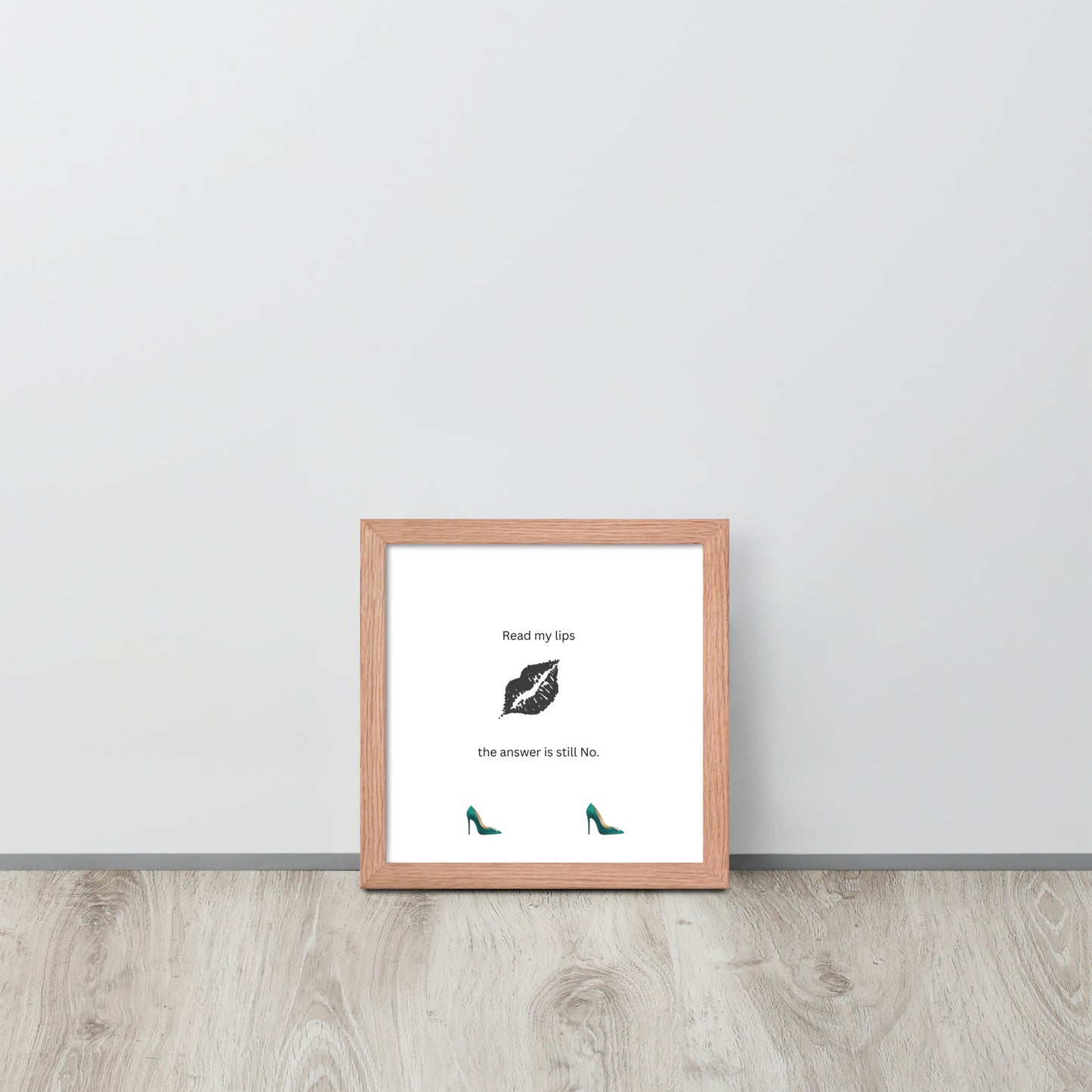 Black Framed Phot Paper Poster