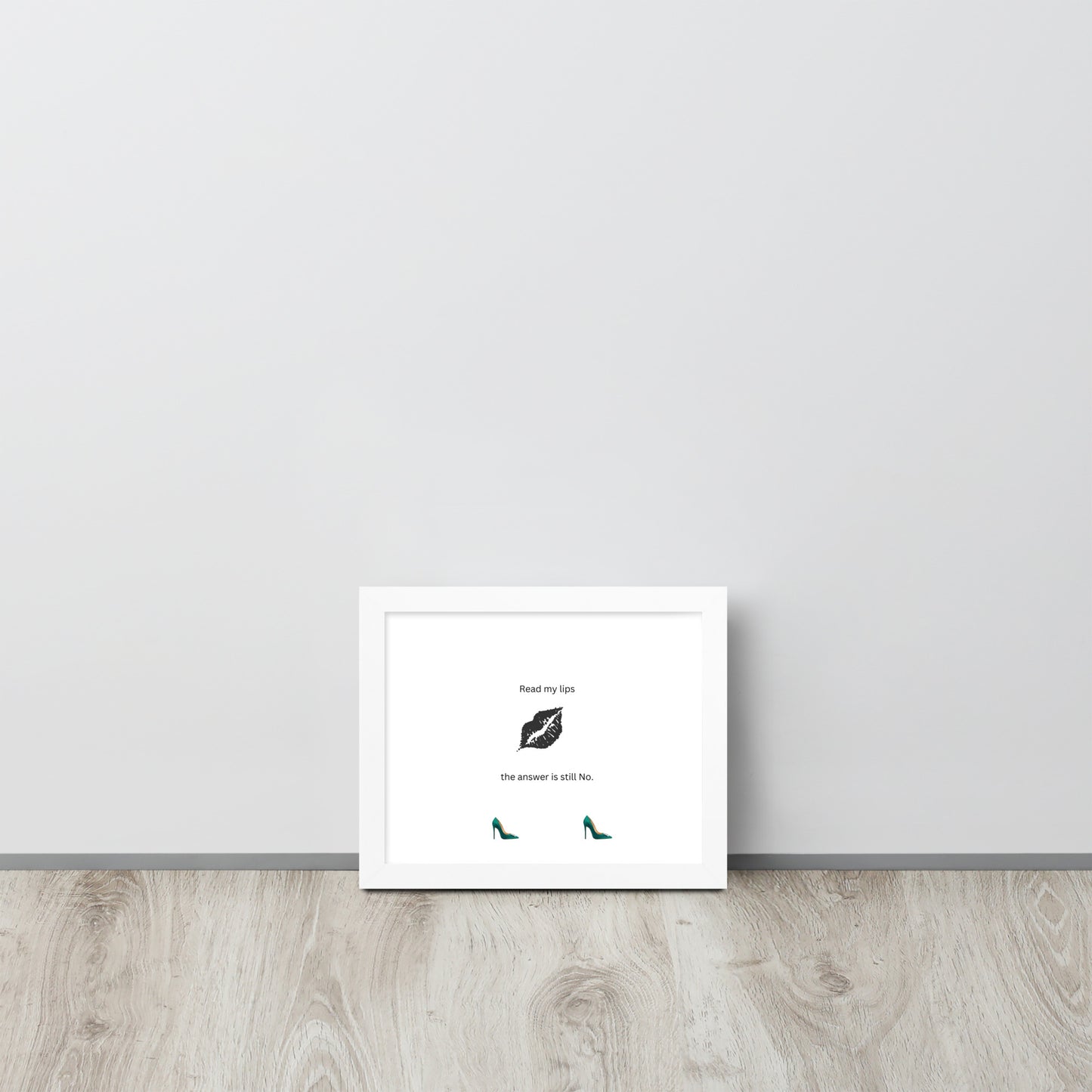 Black Framed Phot Paper Poster