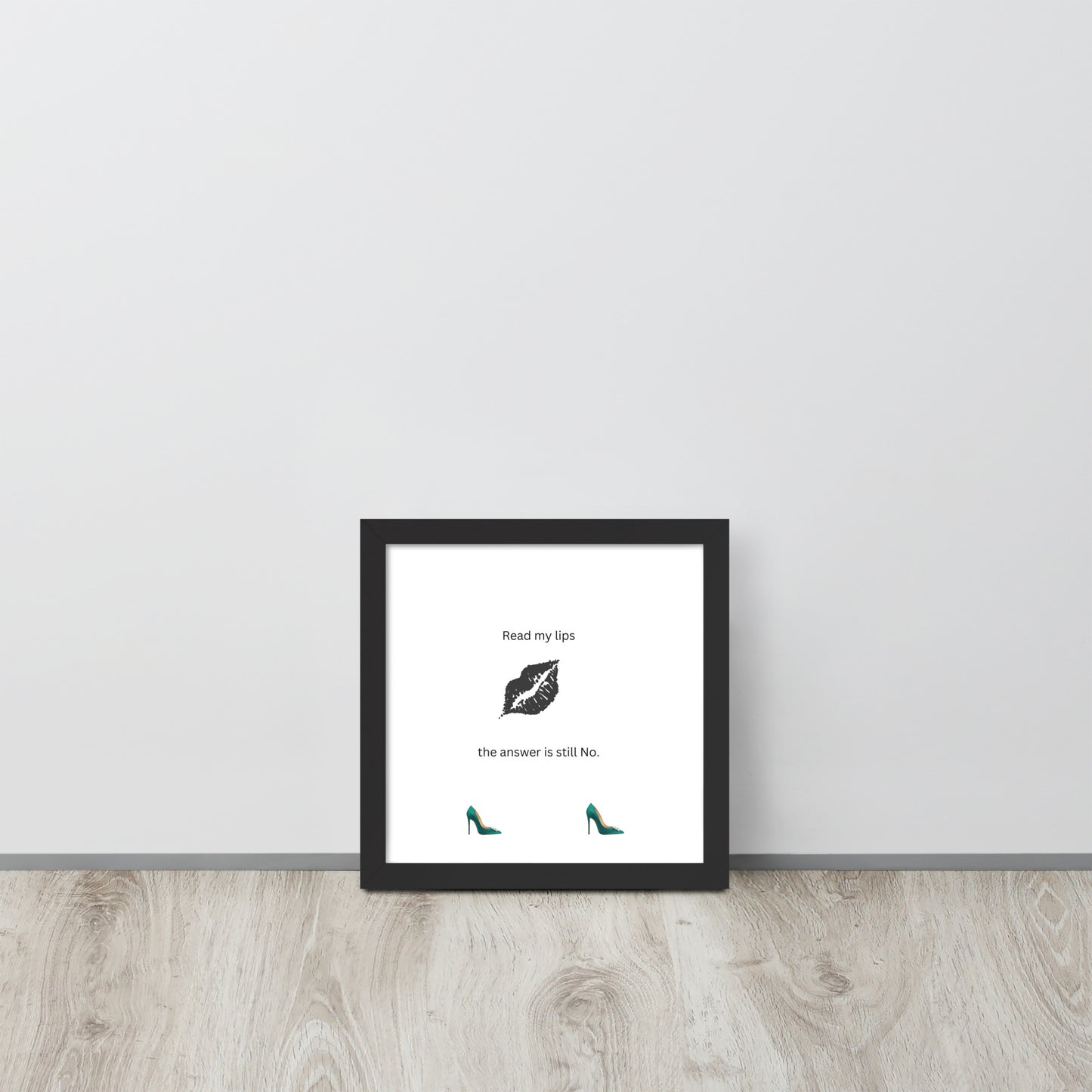 Black Framed Phot Paper Poster