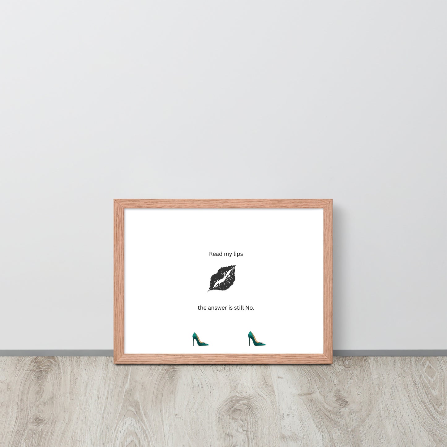 Black Framed Phot Paper Poster