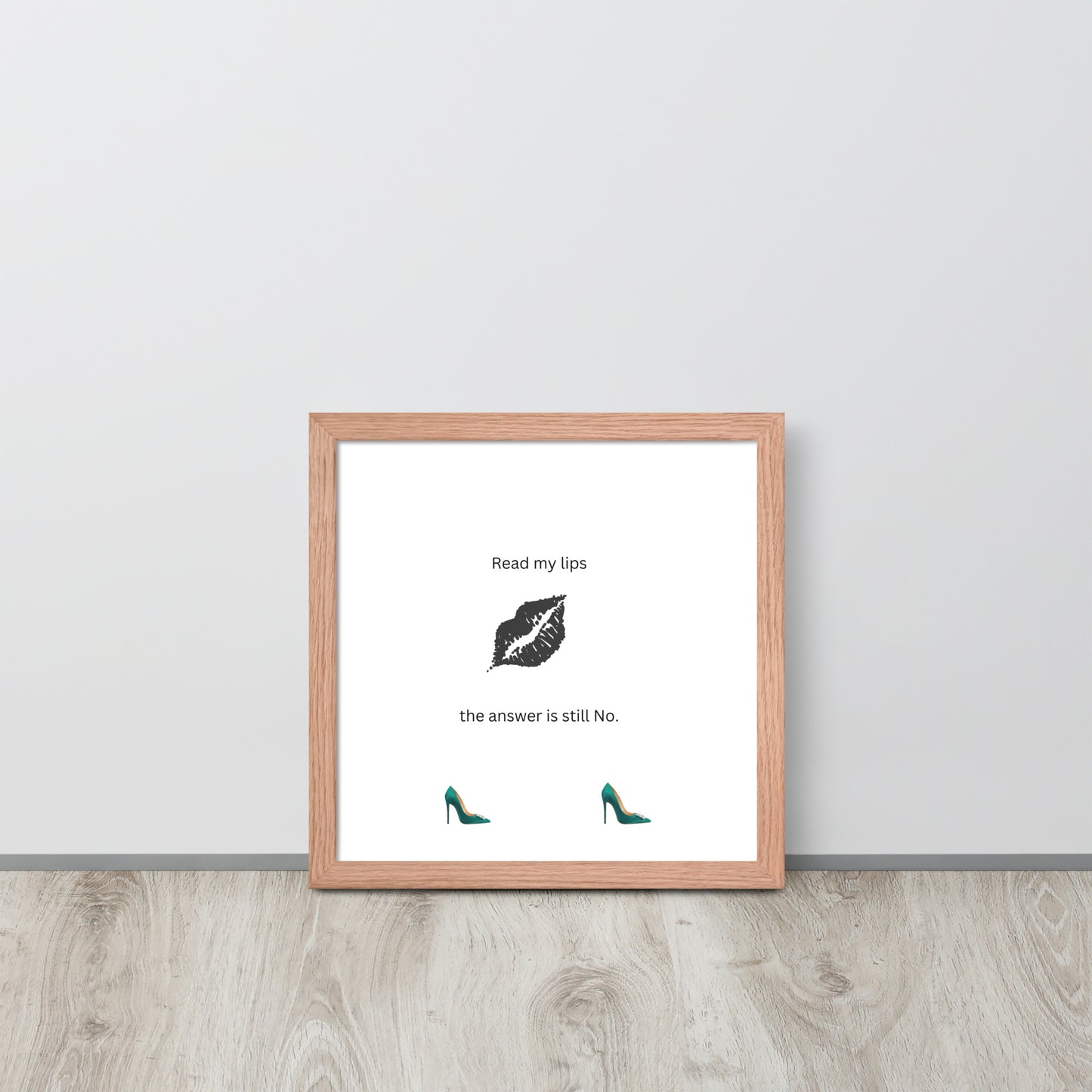 Black Framed Phot Paper Poster