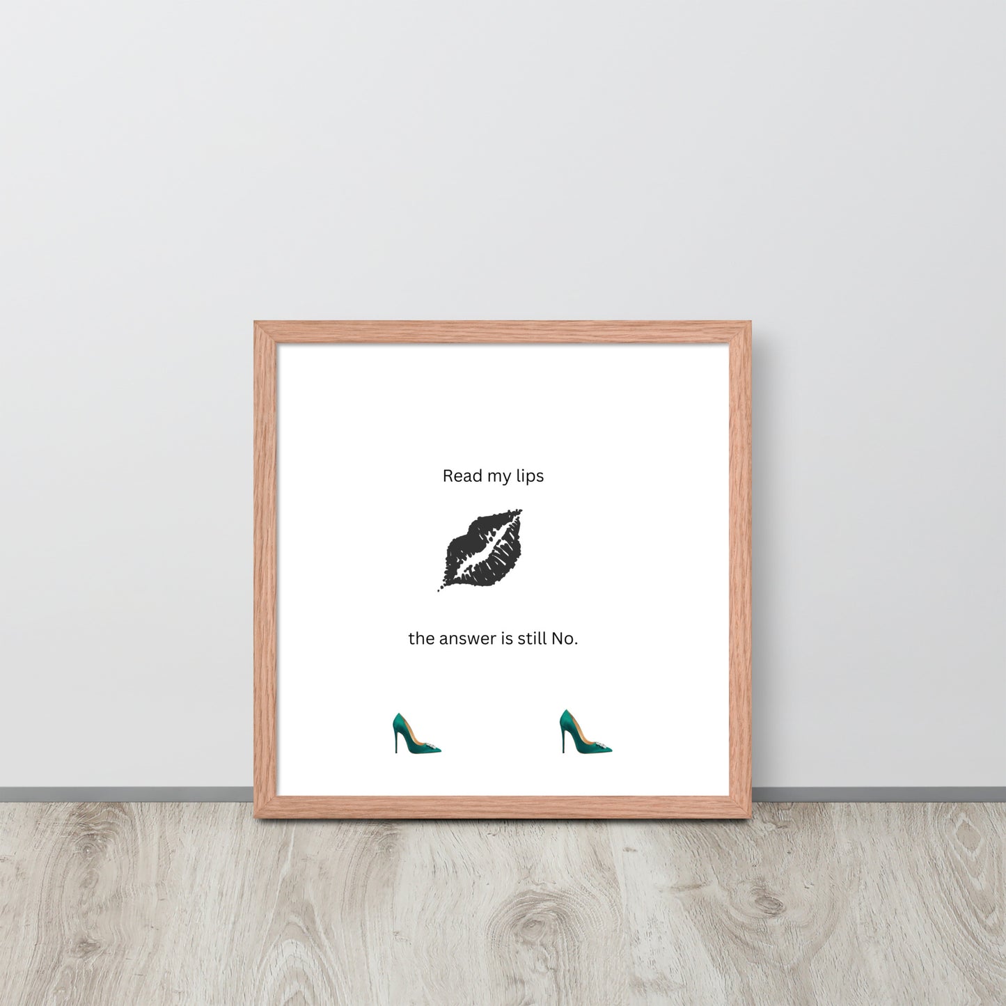 Black Framed Phot Paper Poster