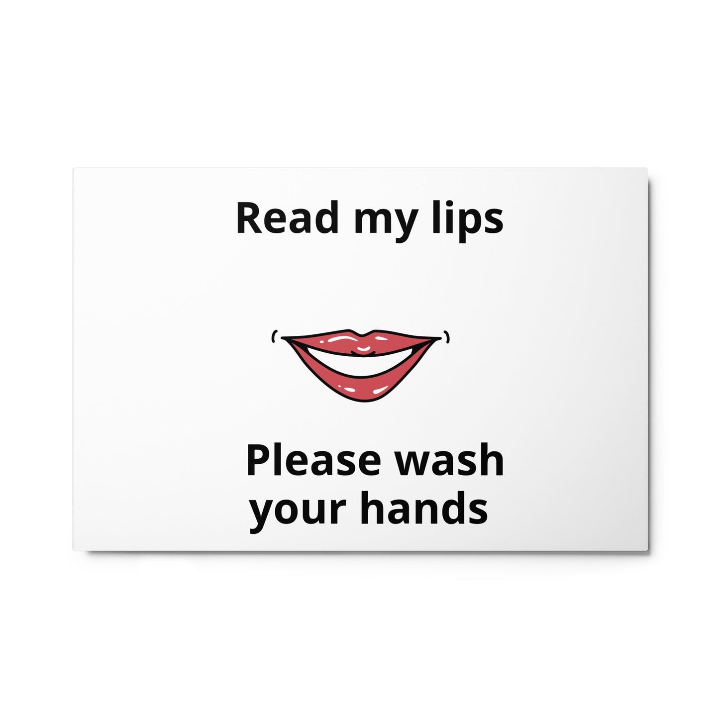 Wash Your Hands Metal Print