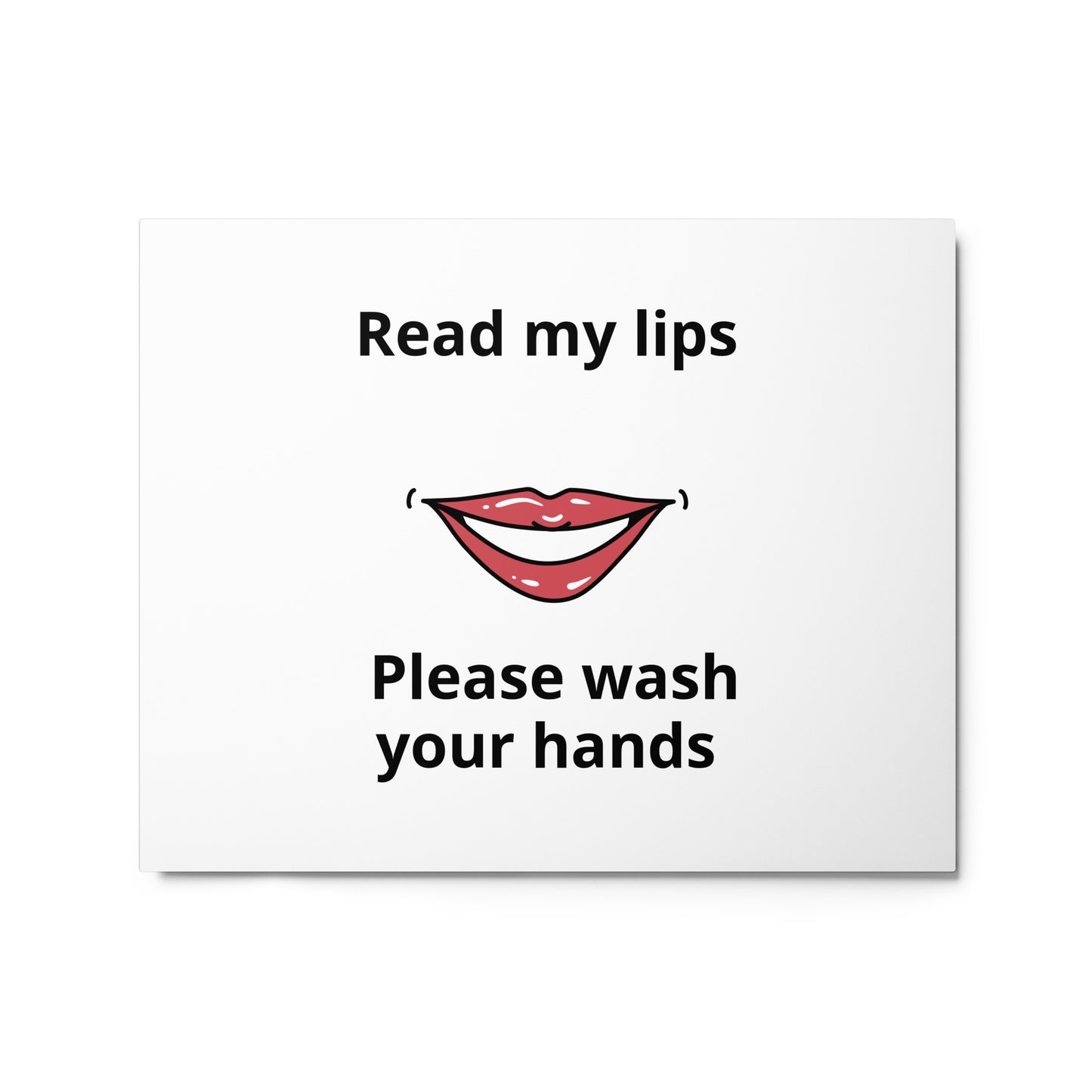 Wash Your Hands Metal Print
