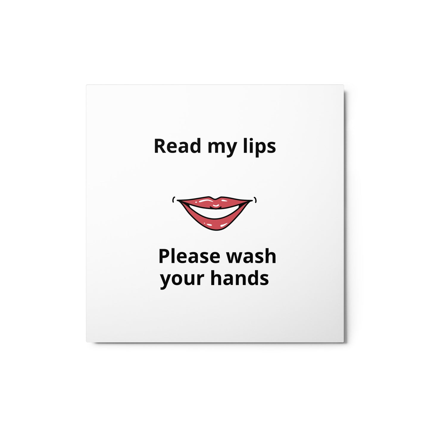 Wash Your Hands Metal Print
