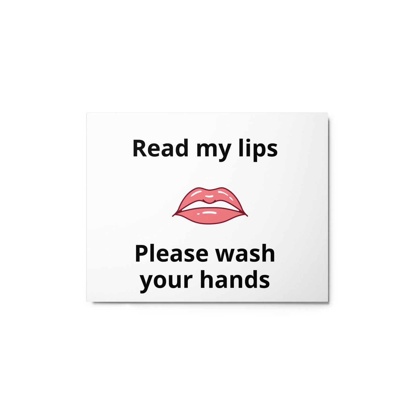 Wash Your Hands Metal Print
