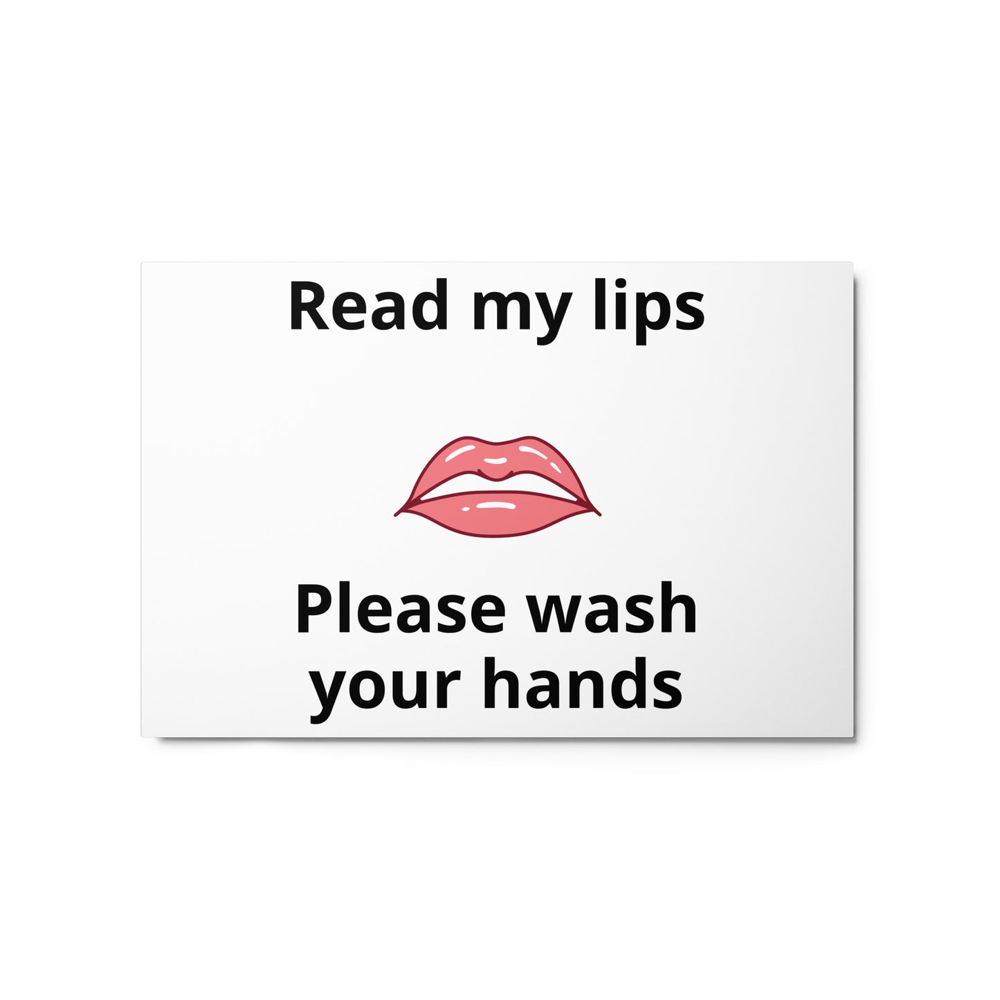 Wash Your Hands Metal Print