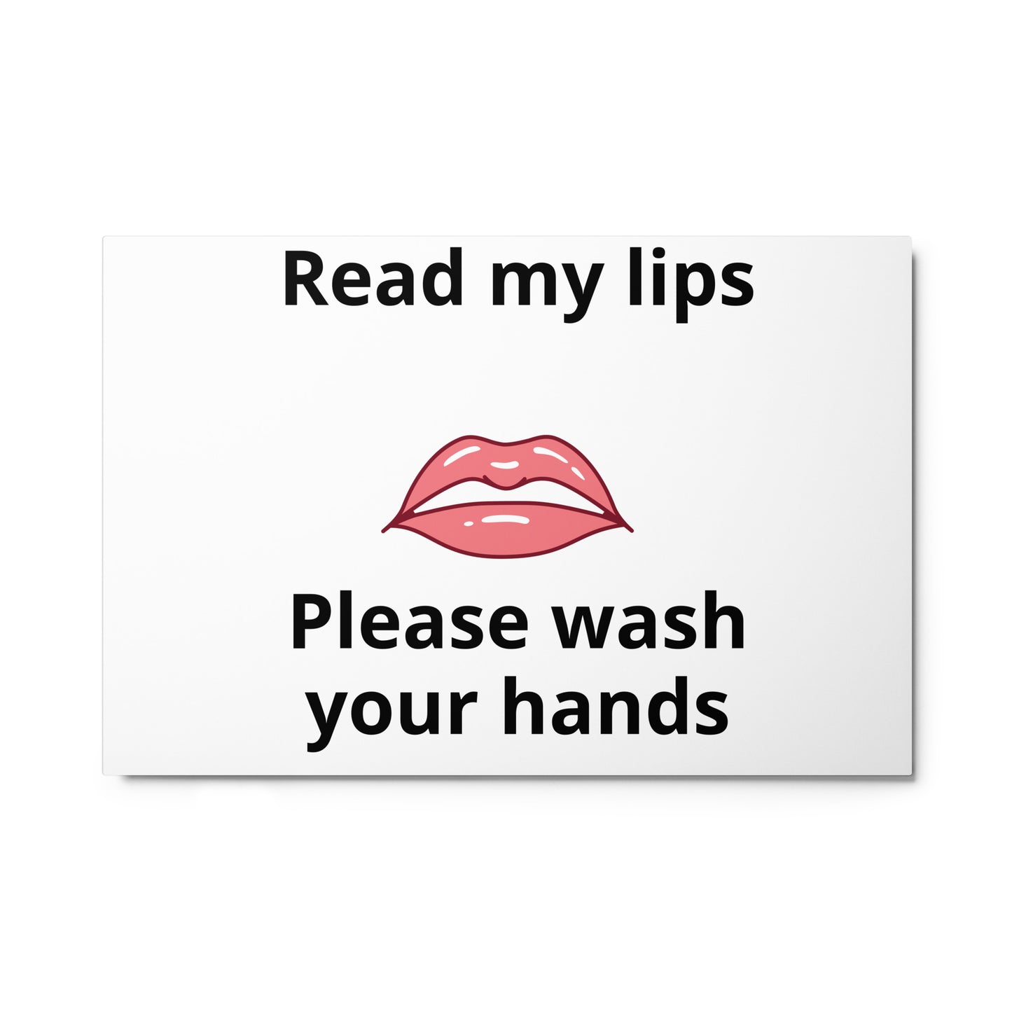 Wash Your Hands Metal Print