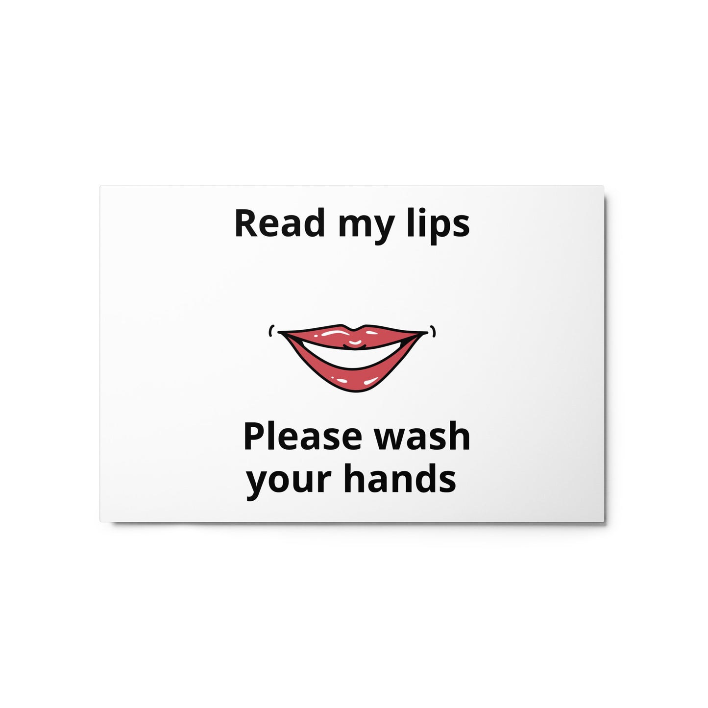 Wash Your Hands Metal Print