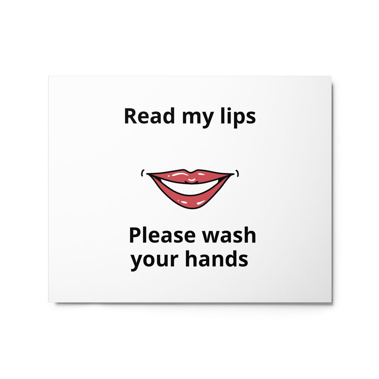 Wash Your Hands Metal Print - 16×20