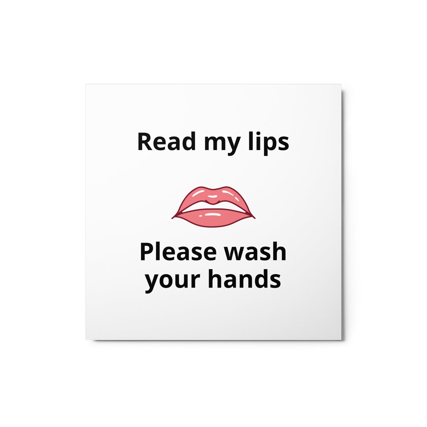 Wash Your Hands Metal Print
