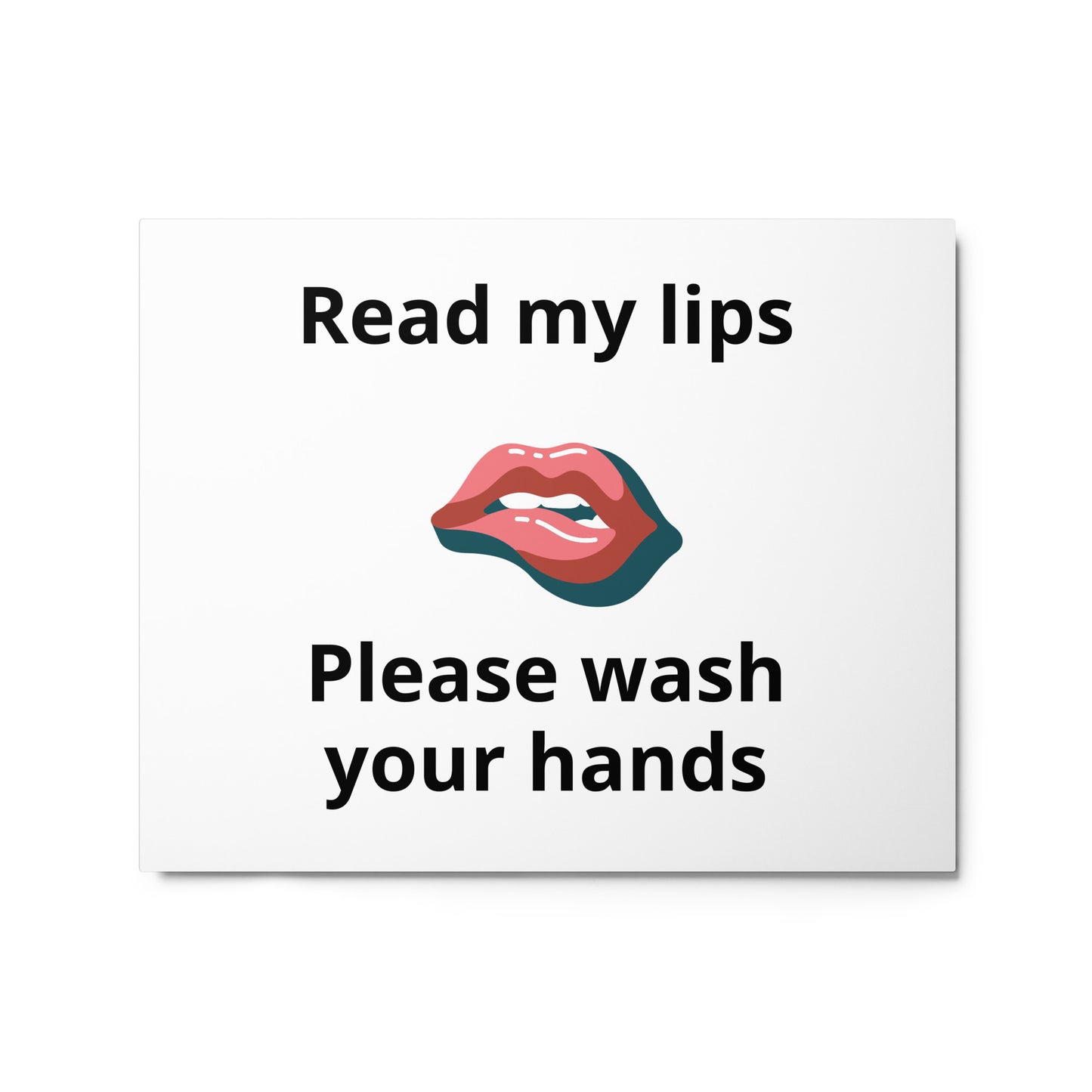 Wash Your Hands Metal Print