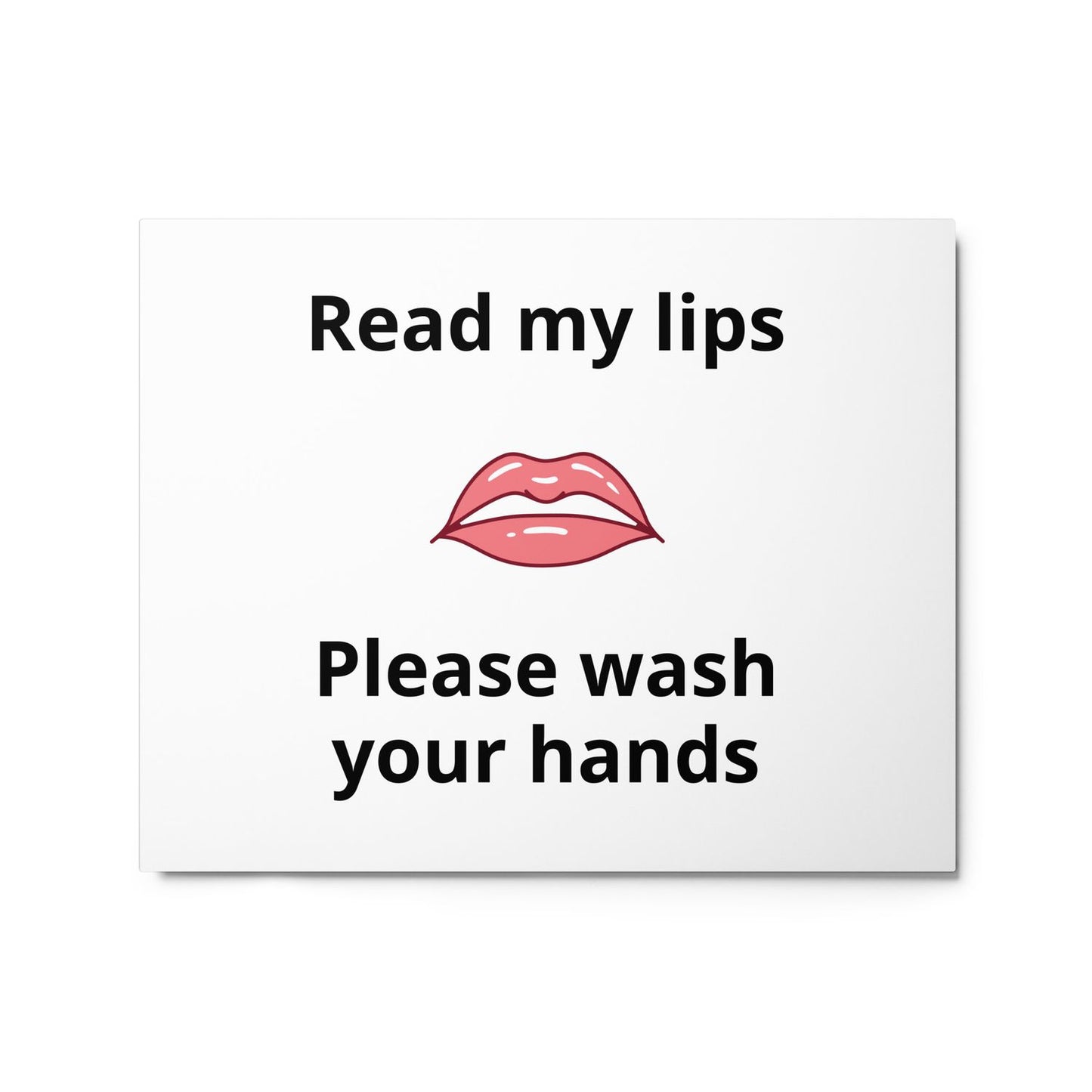 Wash Your Hands Metal Print - 16×20
