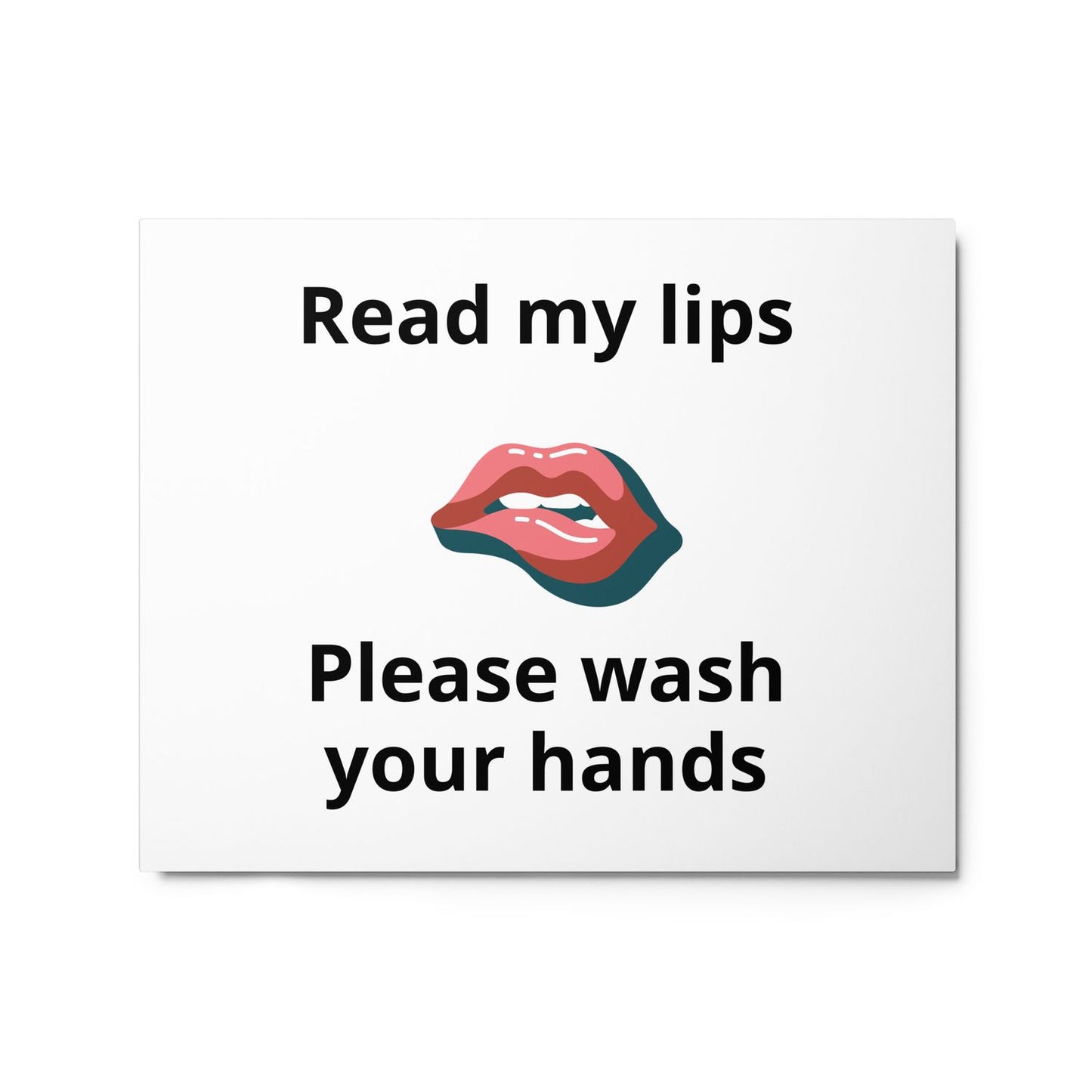 Wash Your Hands Metal Print - 16×20