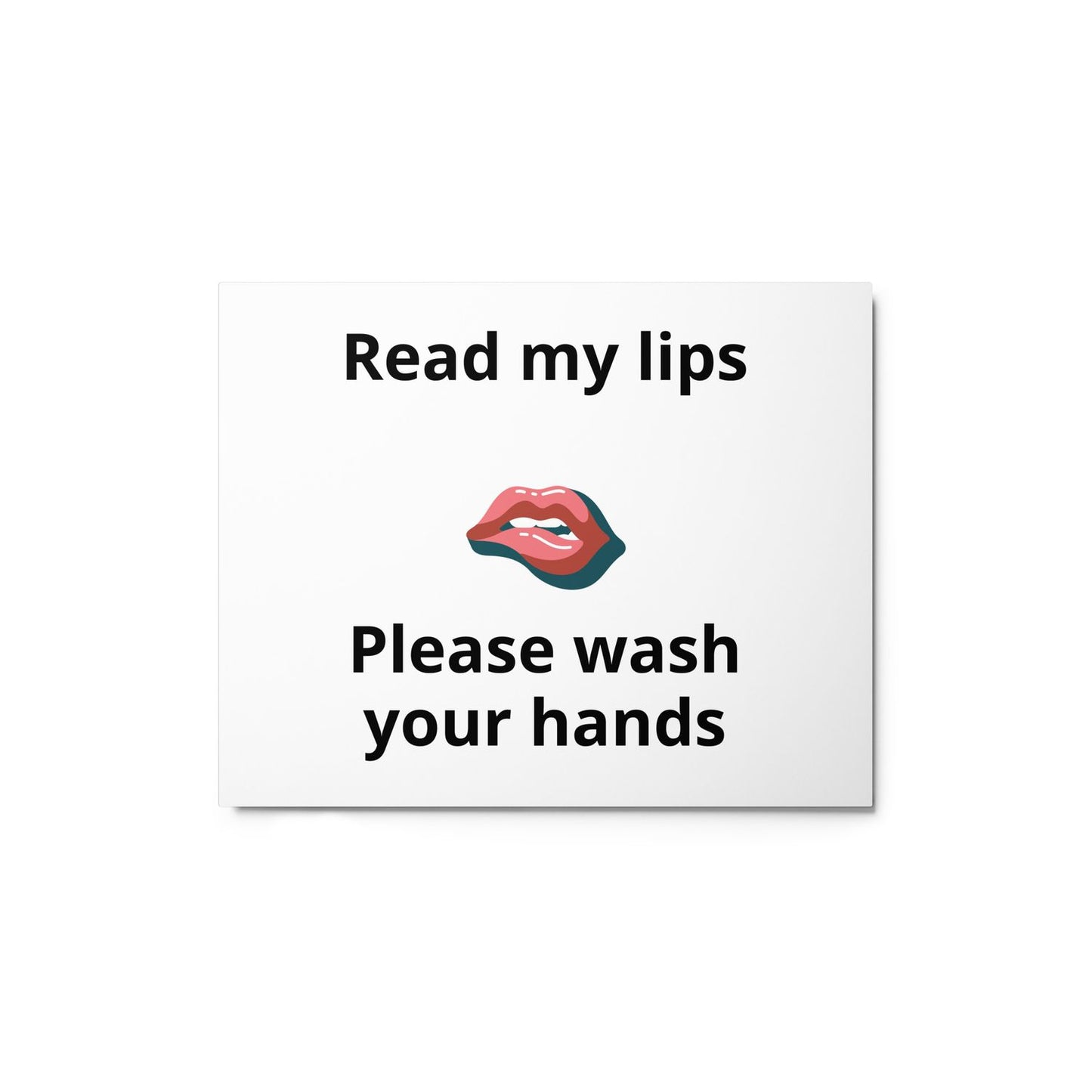 Wash Your Hands Metal Print