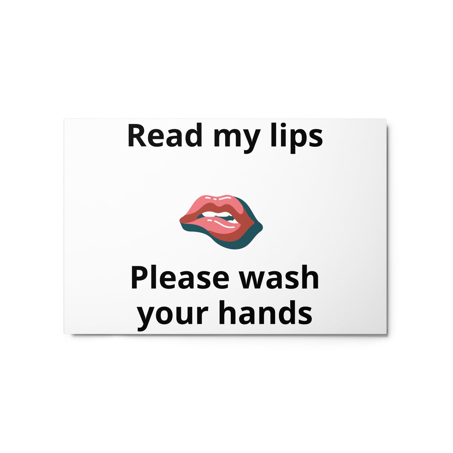 Wash Your Hands Metal Print